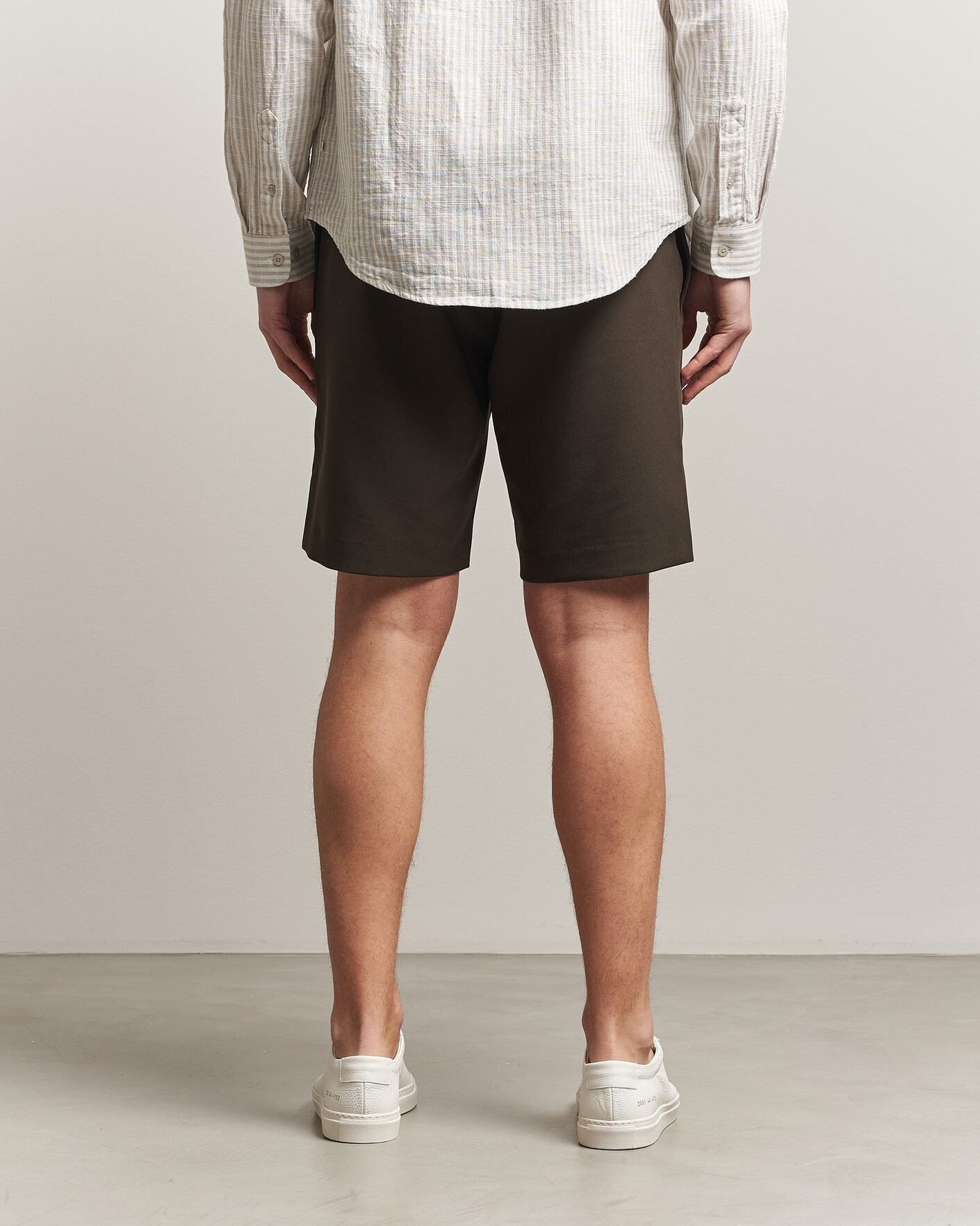 Heren | Korte broek | Samsøe Samsøe | Smith Drawstring Shorts Black Olive