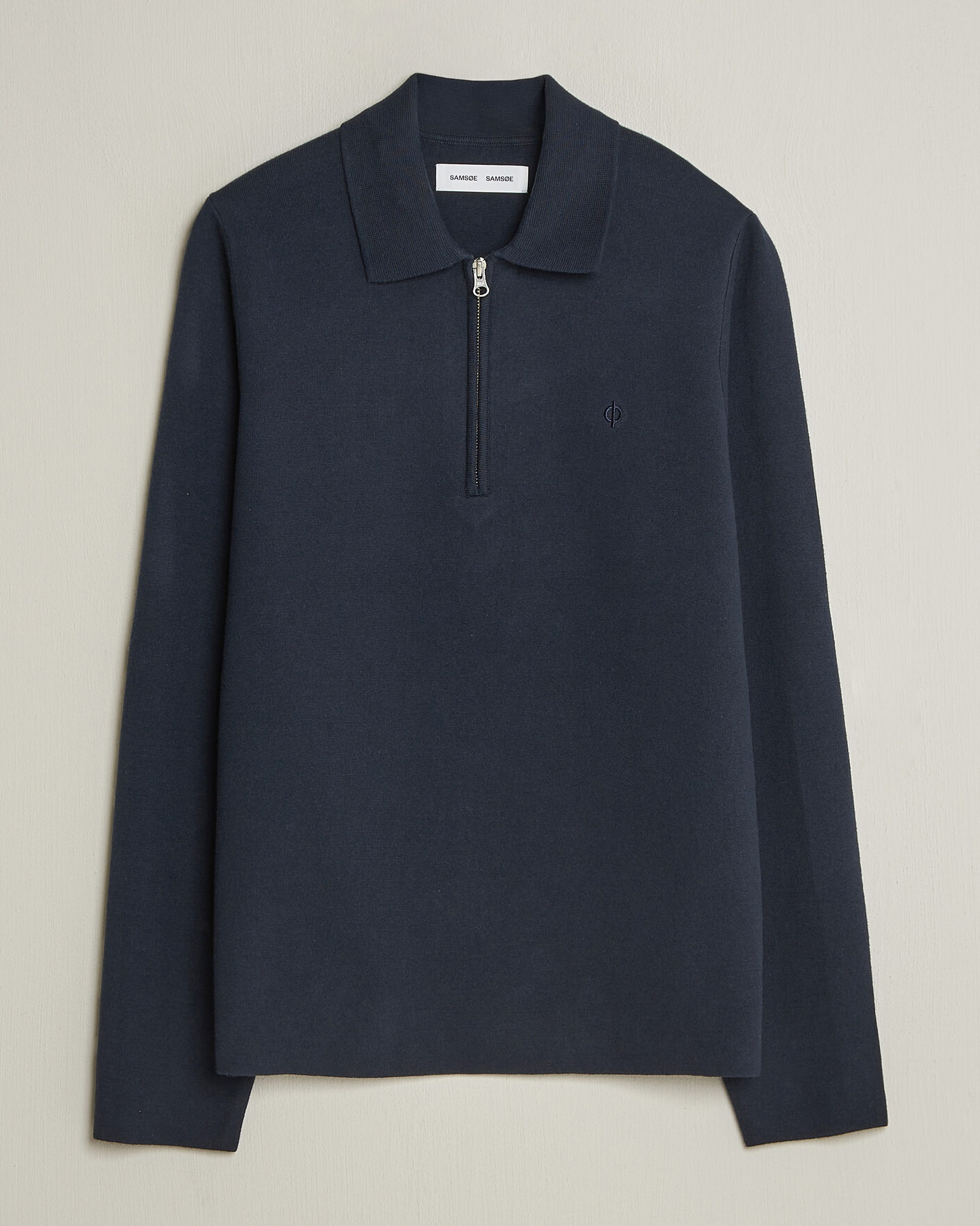 Heren | Truien | Samsøe Samsøe | Guna Half Zip Salute Navy