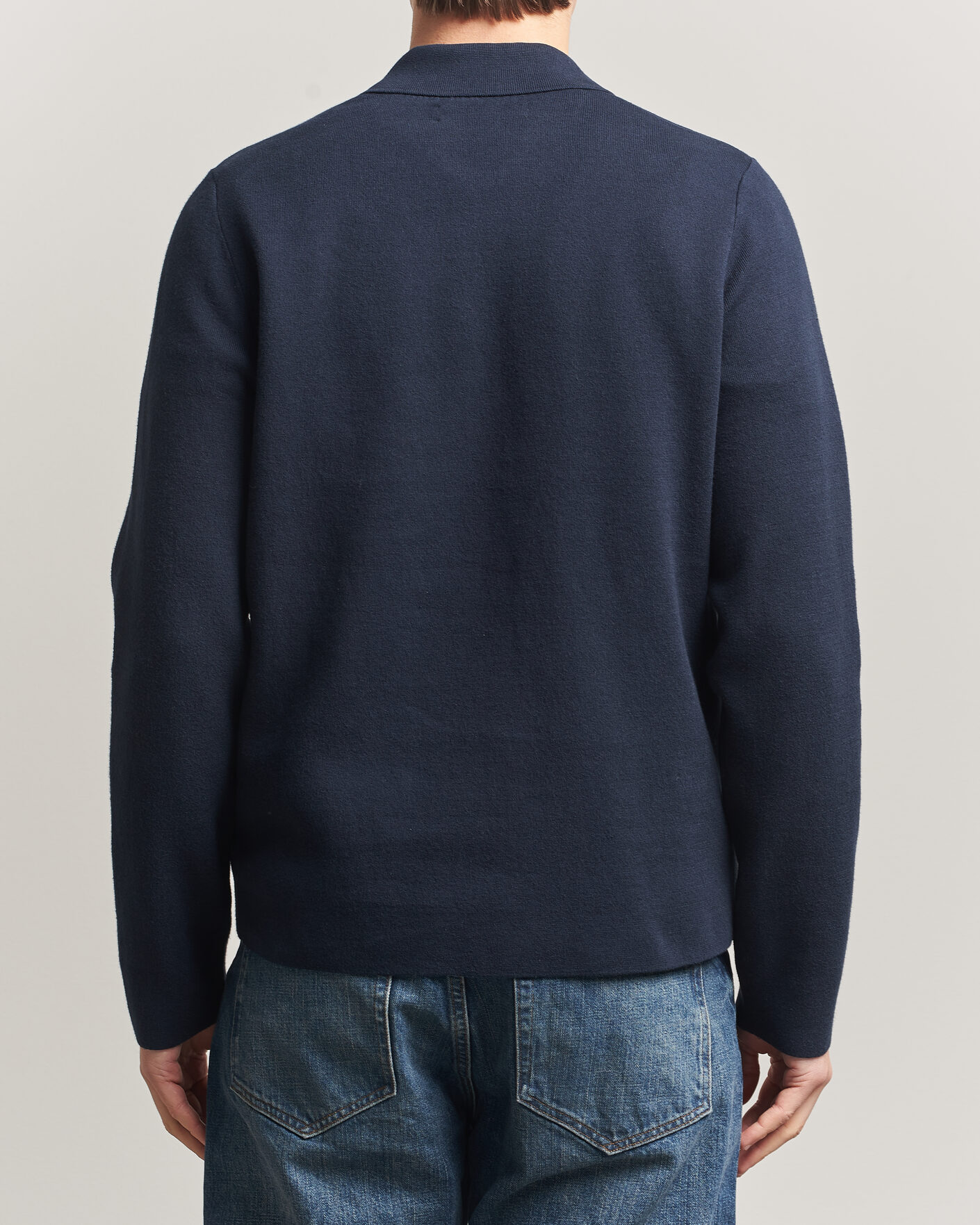 Heren | Truien | Samsøe Samsøe | Guna Half Zip Salute Navy