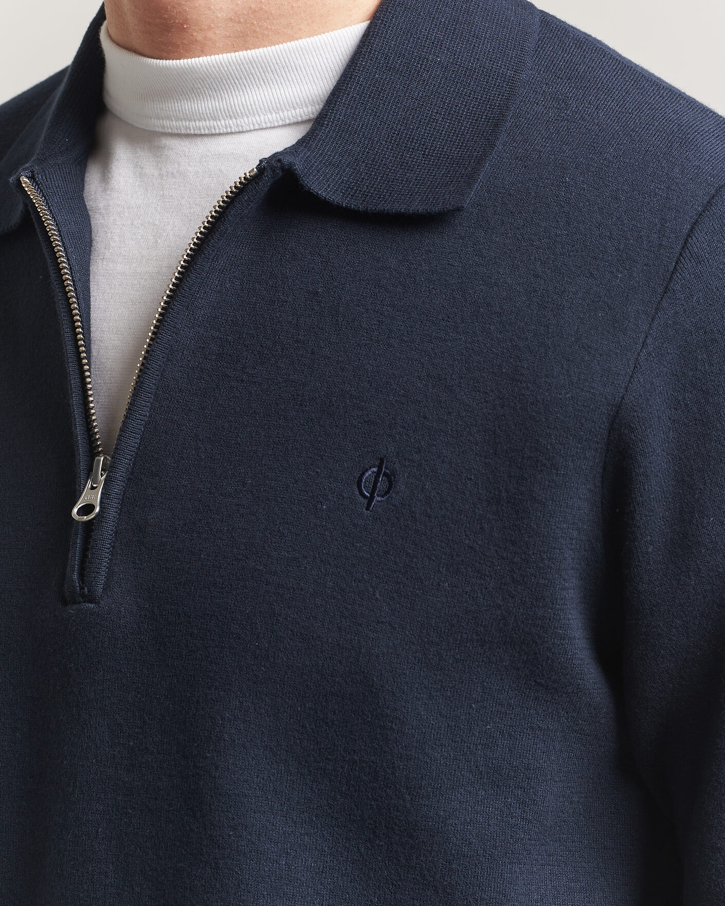 Heren | Truien | Samsøe Samsøe | Guna Half Zip Salute Navy