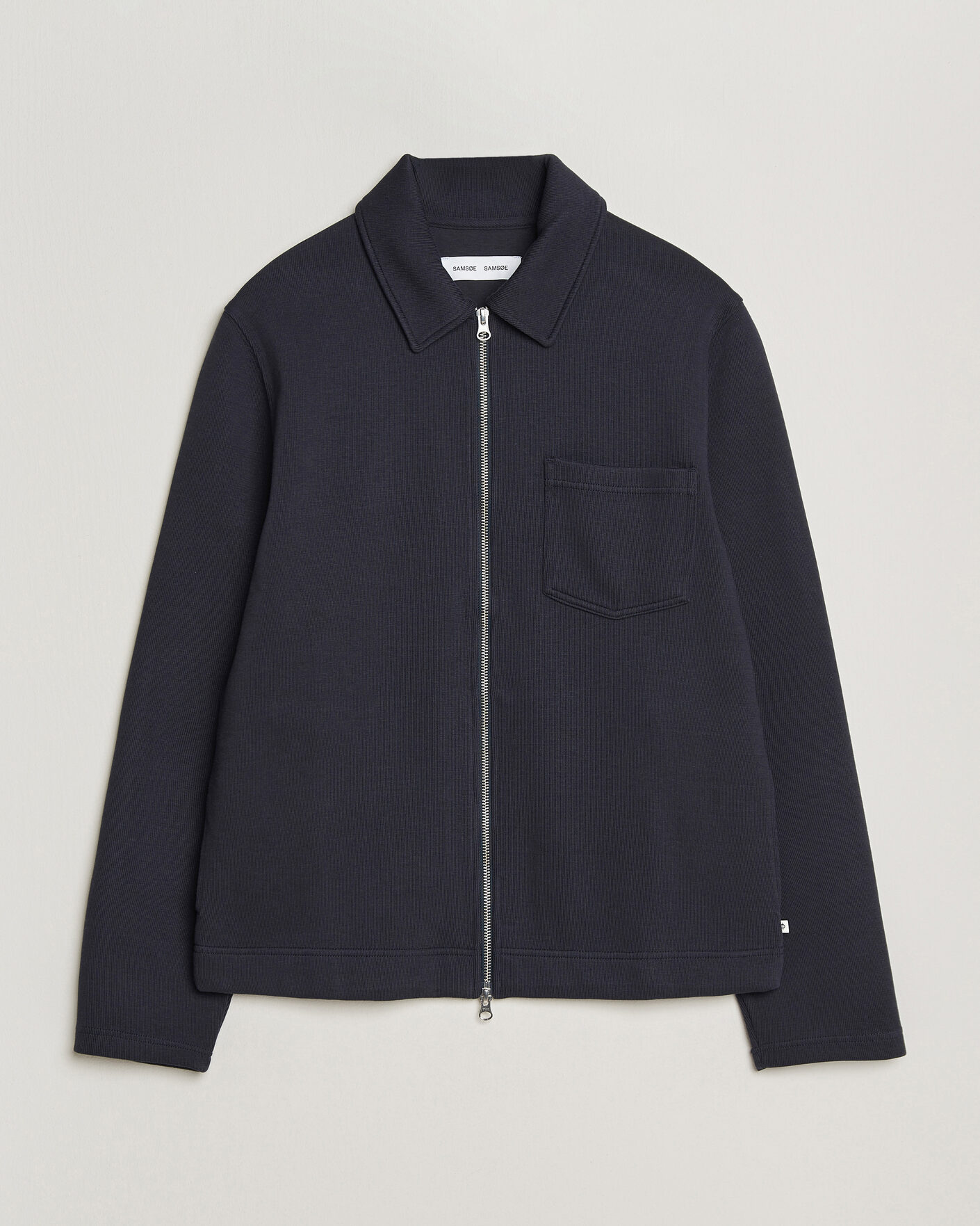 Heren | Truien | Samsøe Samsøe | Hannes Full Zip Salute Navy