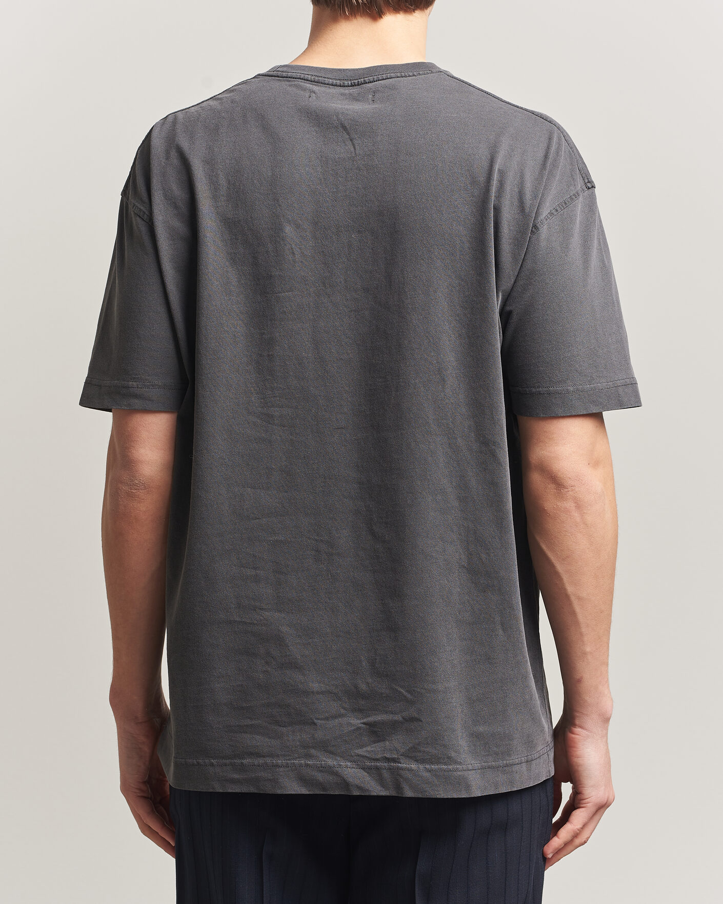 Heren | T-shirts | Samsøe Samsøe | Joel Washed Organic Cotton T-Shirt Black