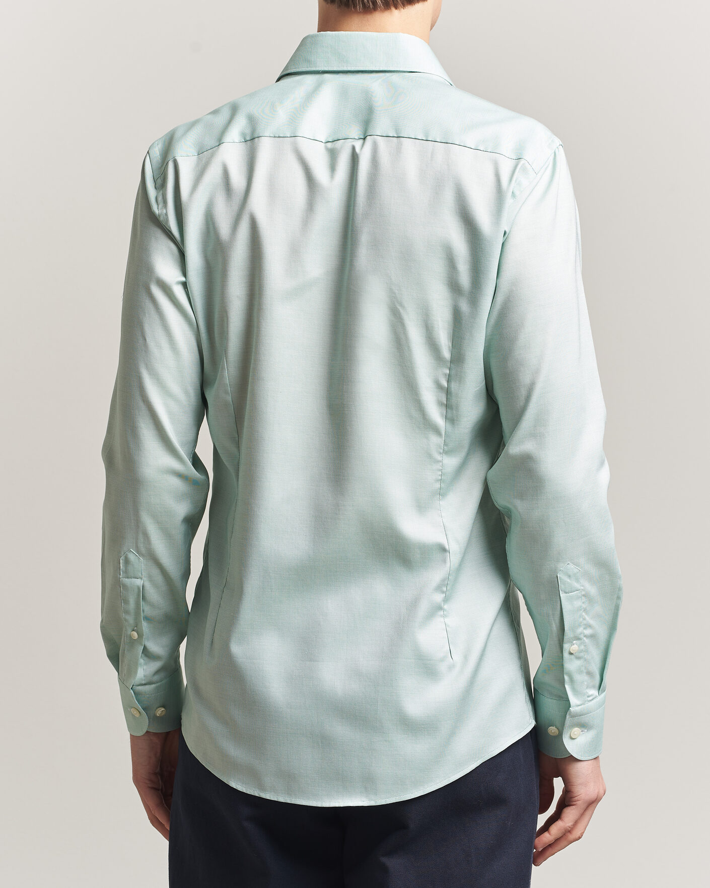 Heren | Overhemden | Eton | Slim Fit Signature Oxford Shirt Mid Green