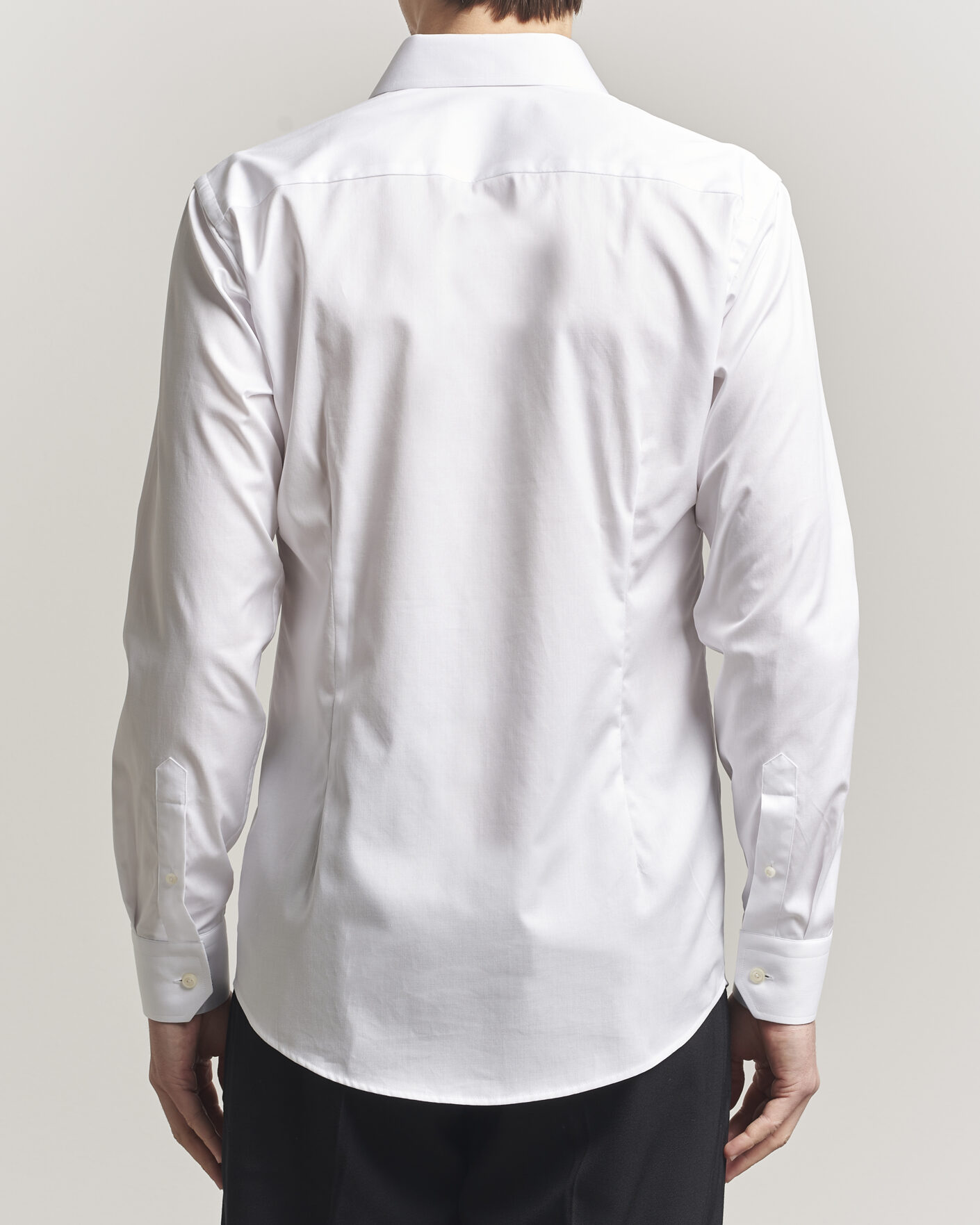 Heren | Overhemden | Eton | Slim Fit Signature Twill Contrast Shirt White