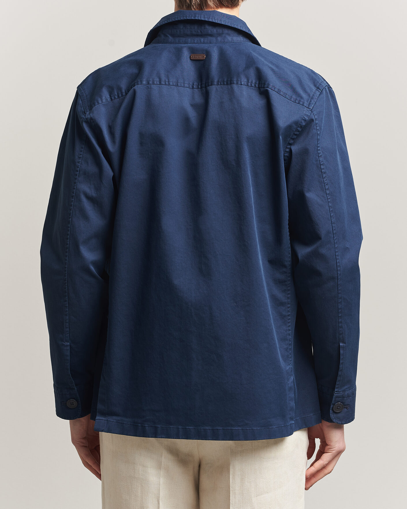 Heren | Jassen | Eton | Cotton Chore Jacket Navy Blue