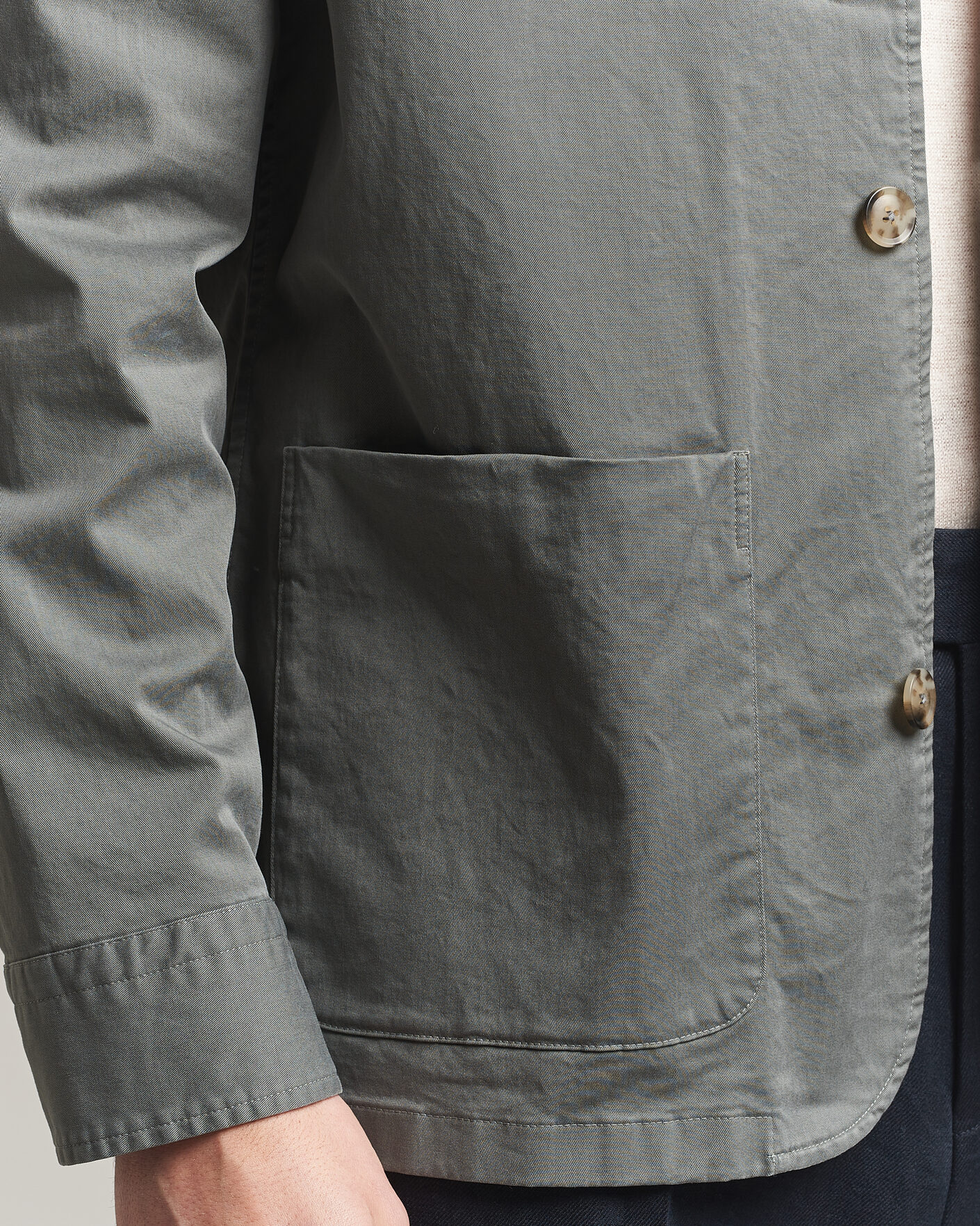 Heren | Jassen | Eton | Cotton Chore Jacket Mid Green