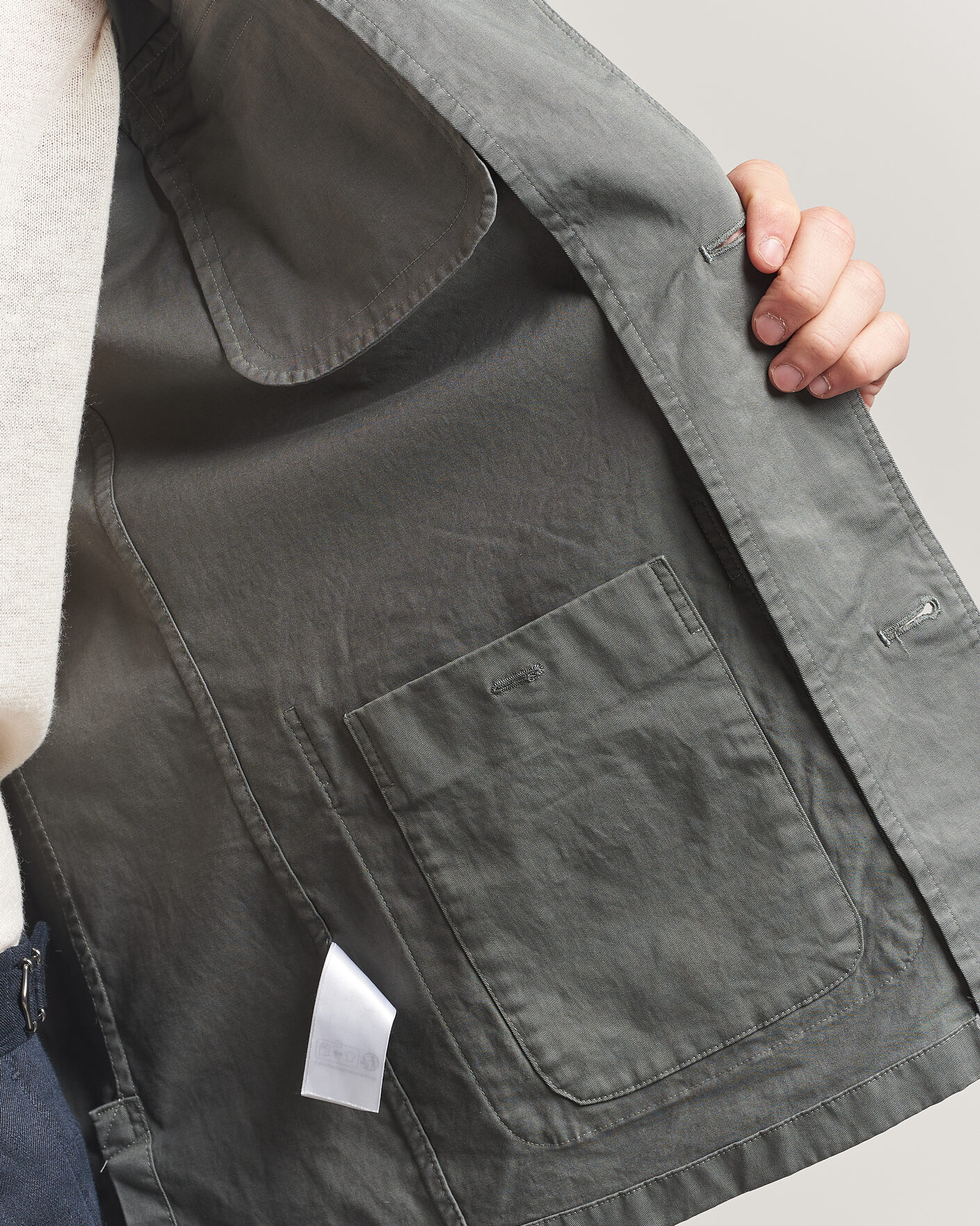 Heren | Jassen | Eton | Cotton Chore Jacket Mid Green