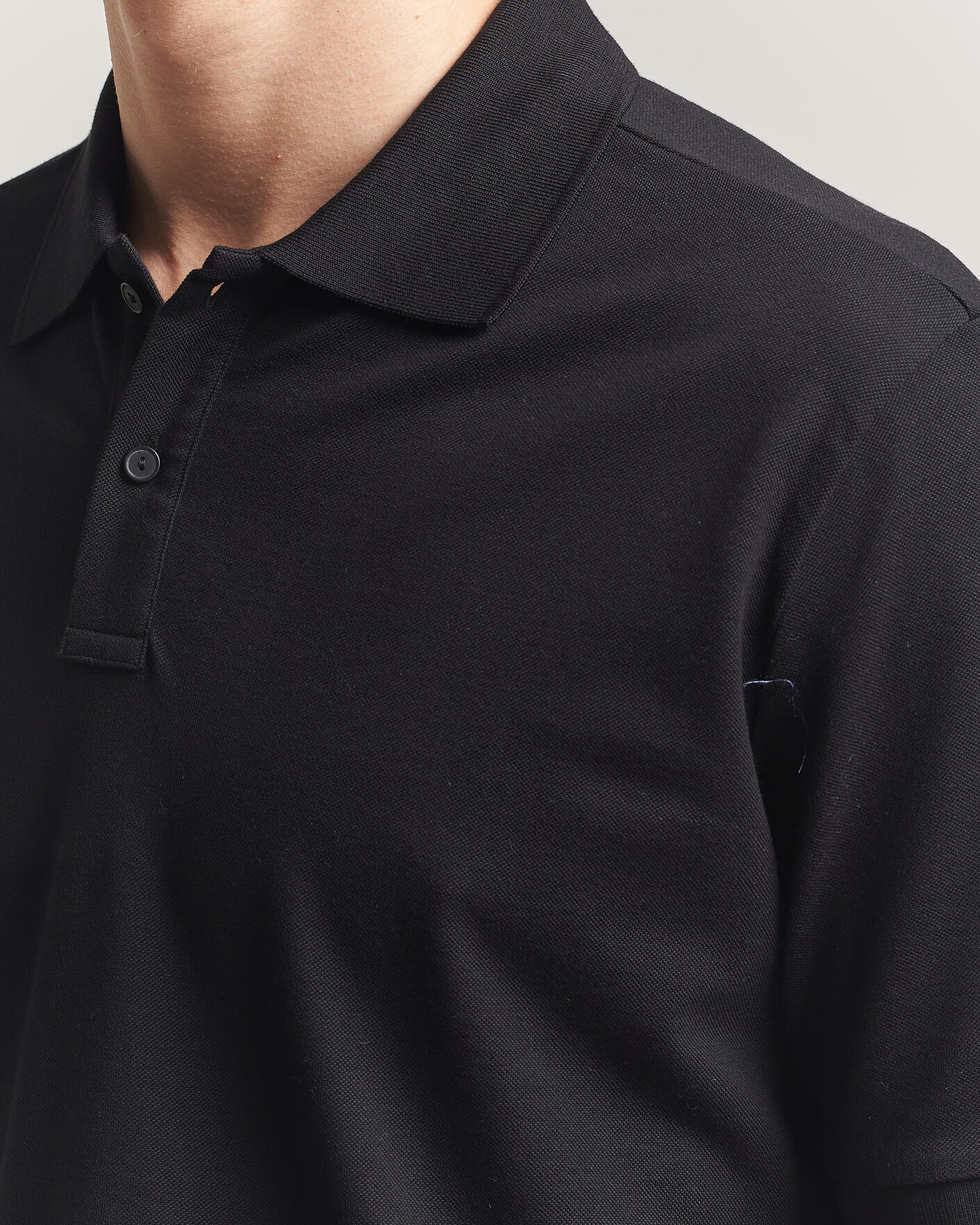 Heren | Polo's | Eton | Pima Pique Polo Black