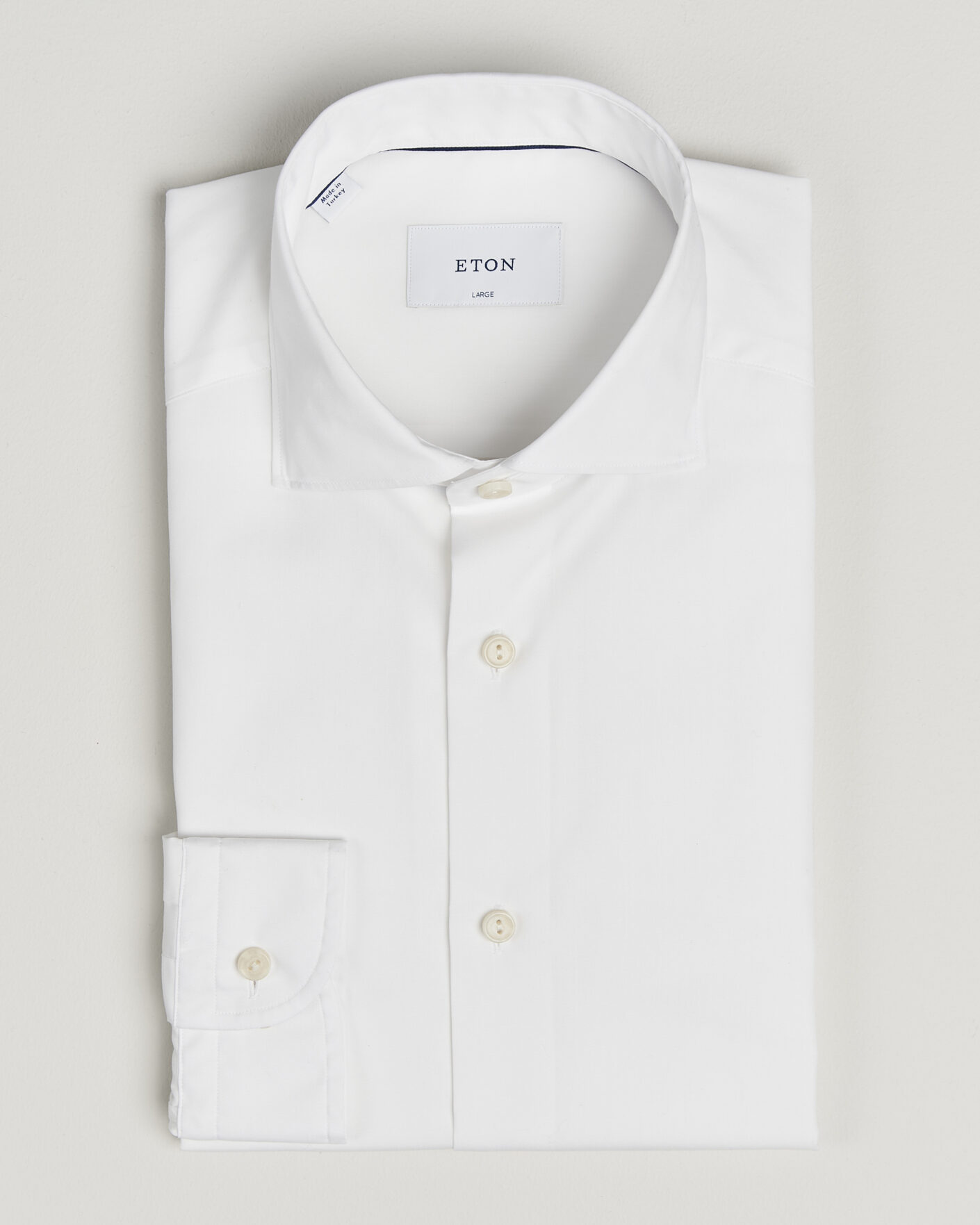 Heren | Overhemden | Eton | Casual Fit Breeze Poplin Shirt White