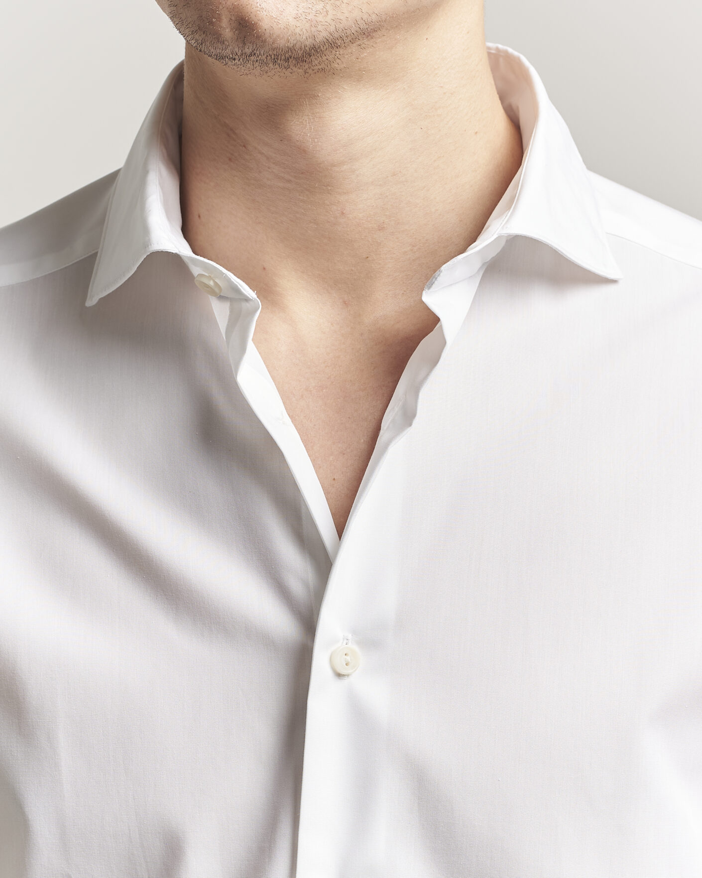 Heren | Overhemden | Eton | Casual Fit Breeze Poplin Shirt White