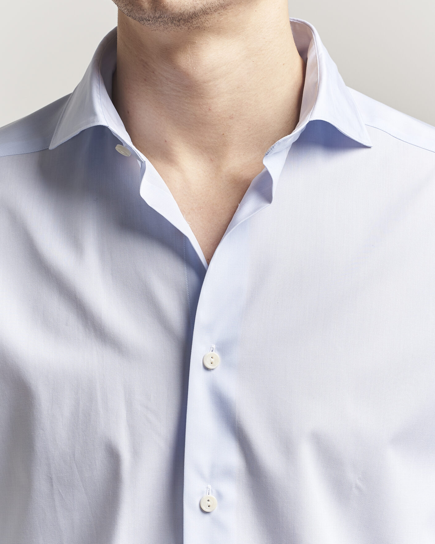 Heren | Overhemden | Eton | Casual Fit Breeze Poplin Shirt Light Blue