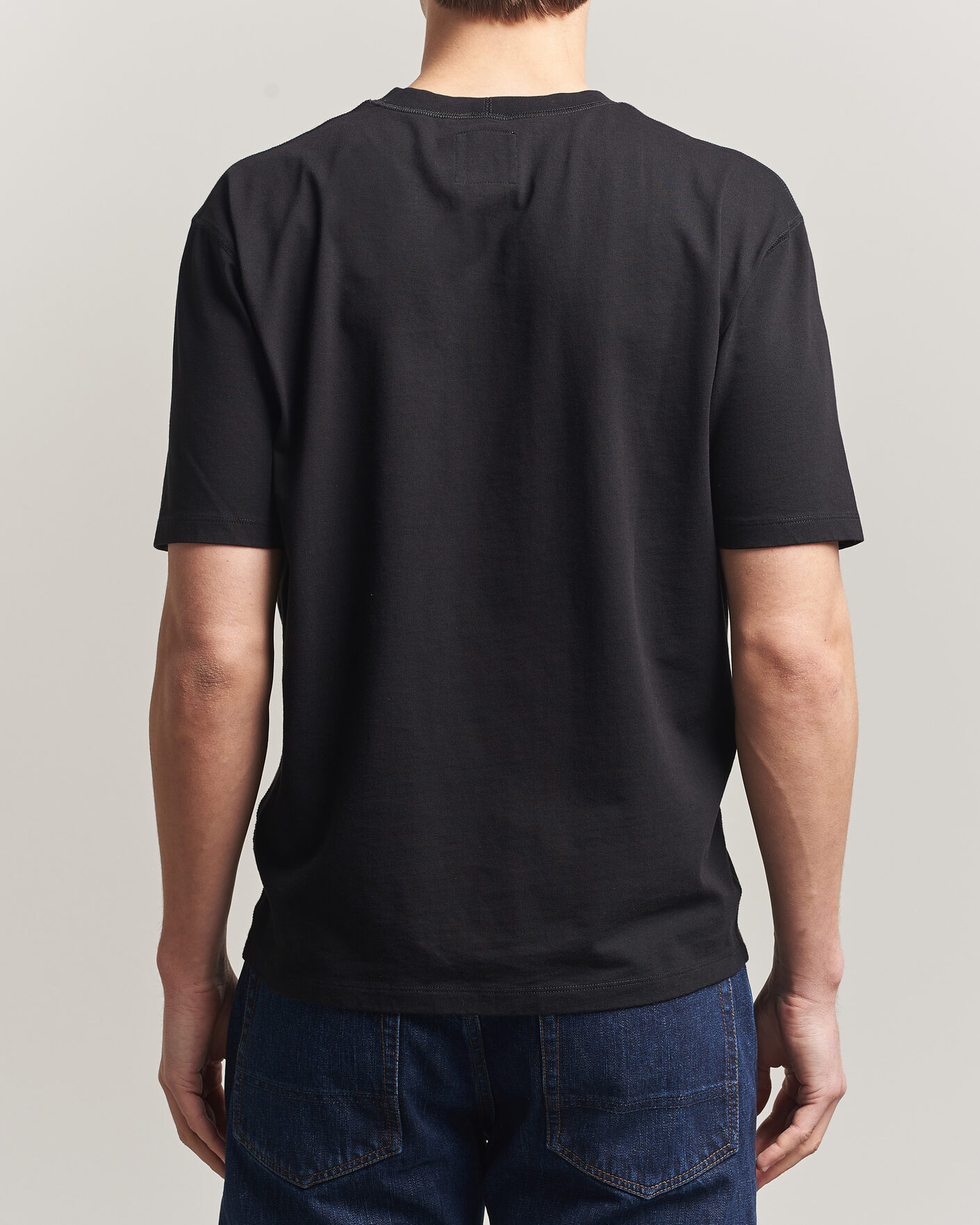 Heren | T-shirts | Drake's | Short Sleeve Hiking T-Shirt Black