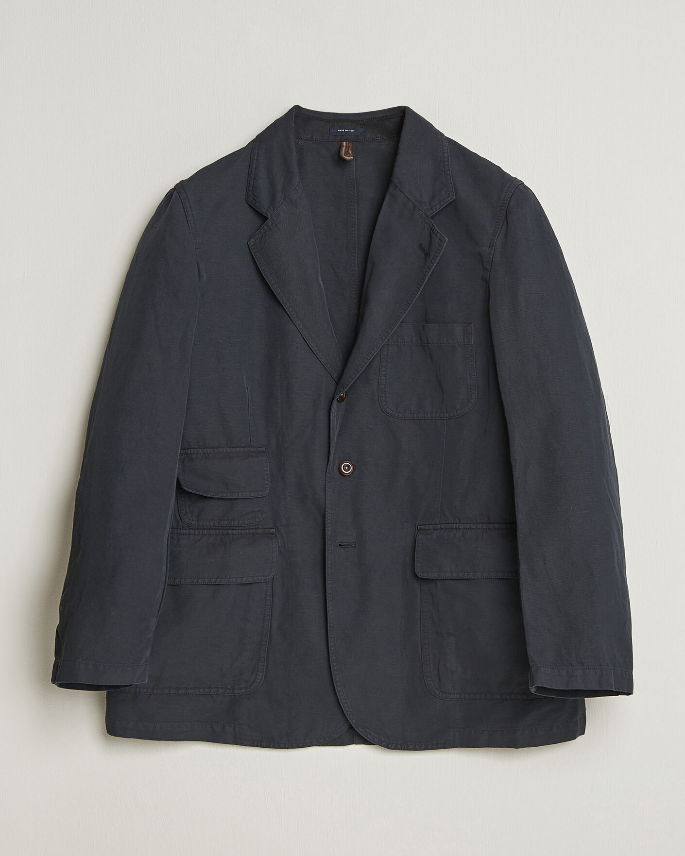 Heren | Blazers | Drake's | MKIV Clean Twill Games Blazer Navy