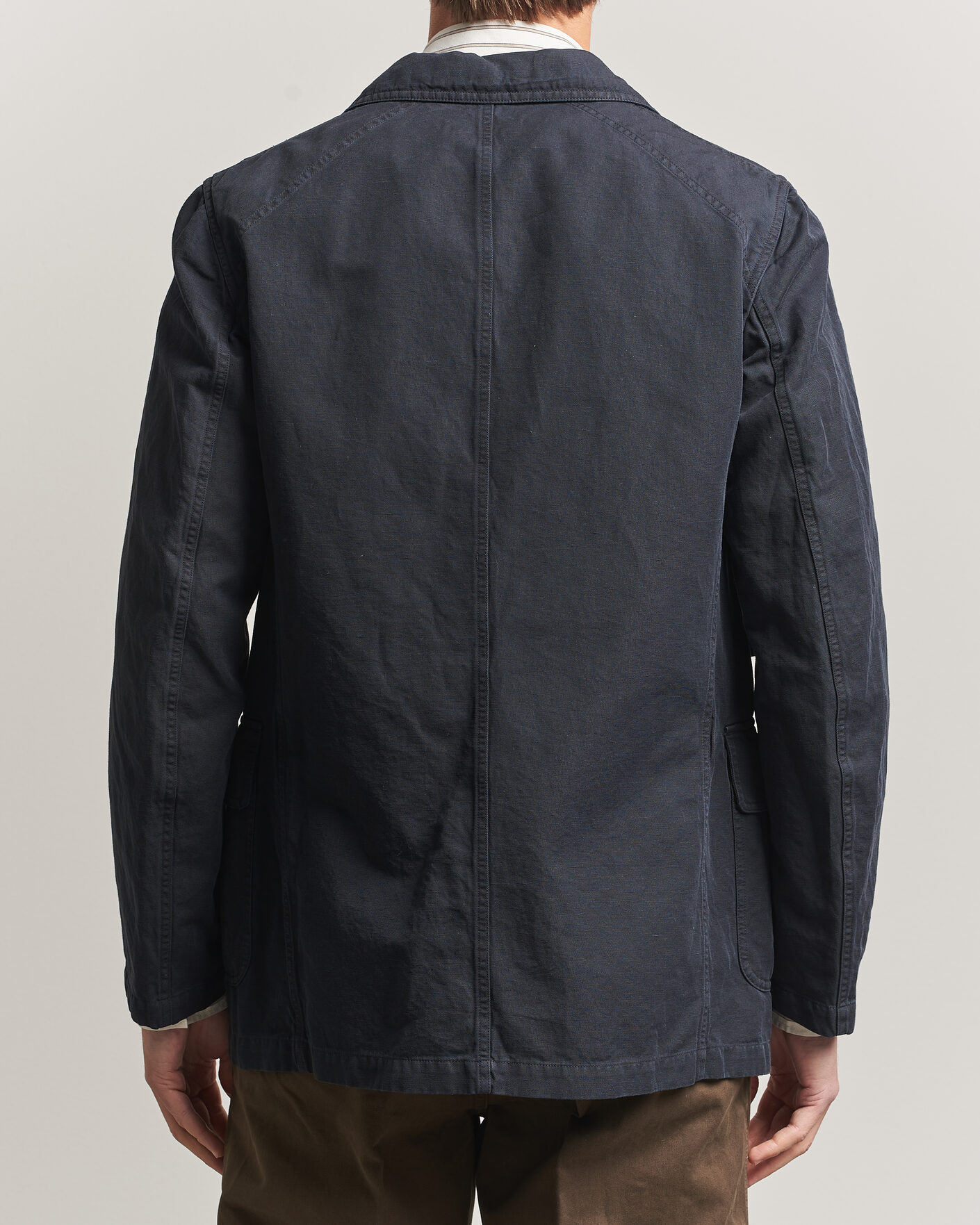 Heren | Blazers | Drake's | MKIV Clean Twill Games Blazer Navy