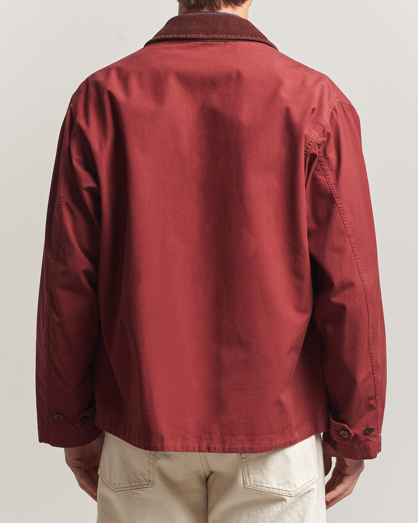Heren | Jassen | Drake's | Hiking Jacket Washed Red