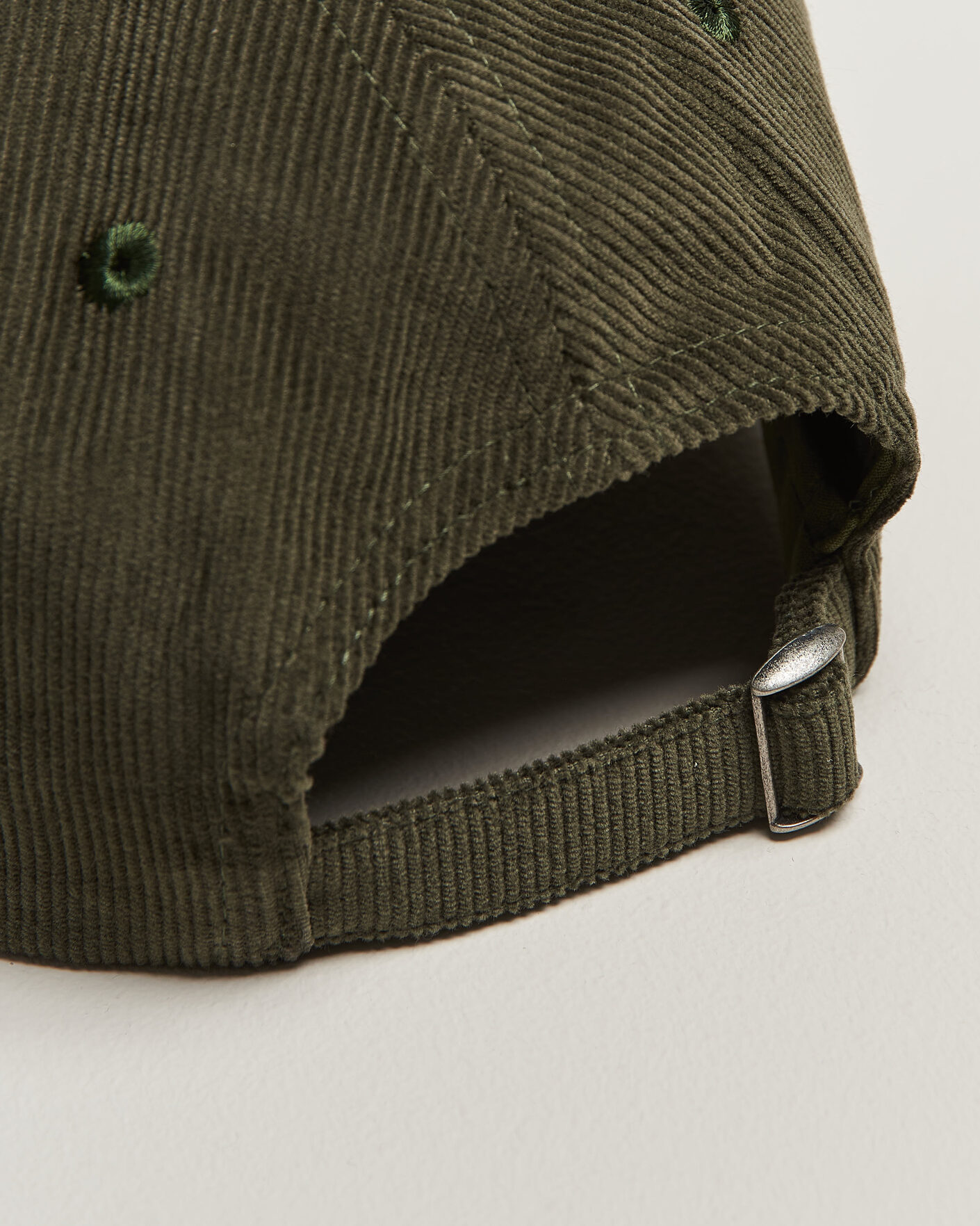 Heren | Hoeden en petten | Drake's | Blackthron Needlecord Baseball Cap Olive