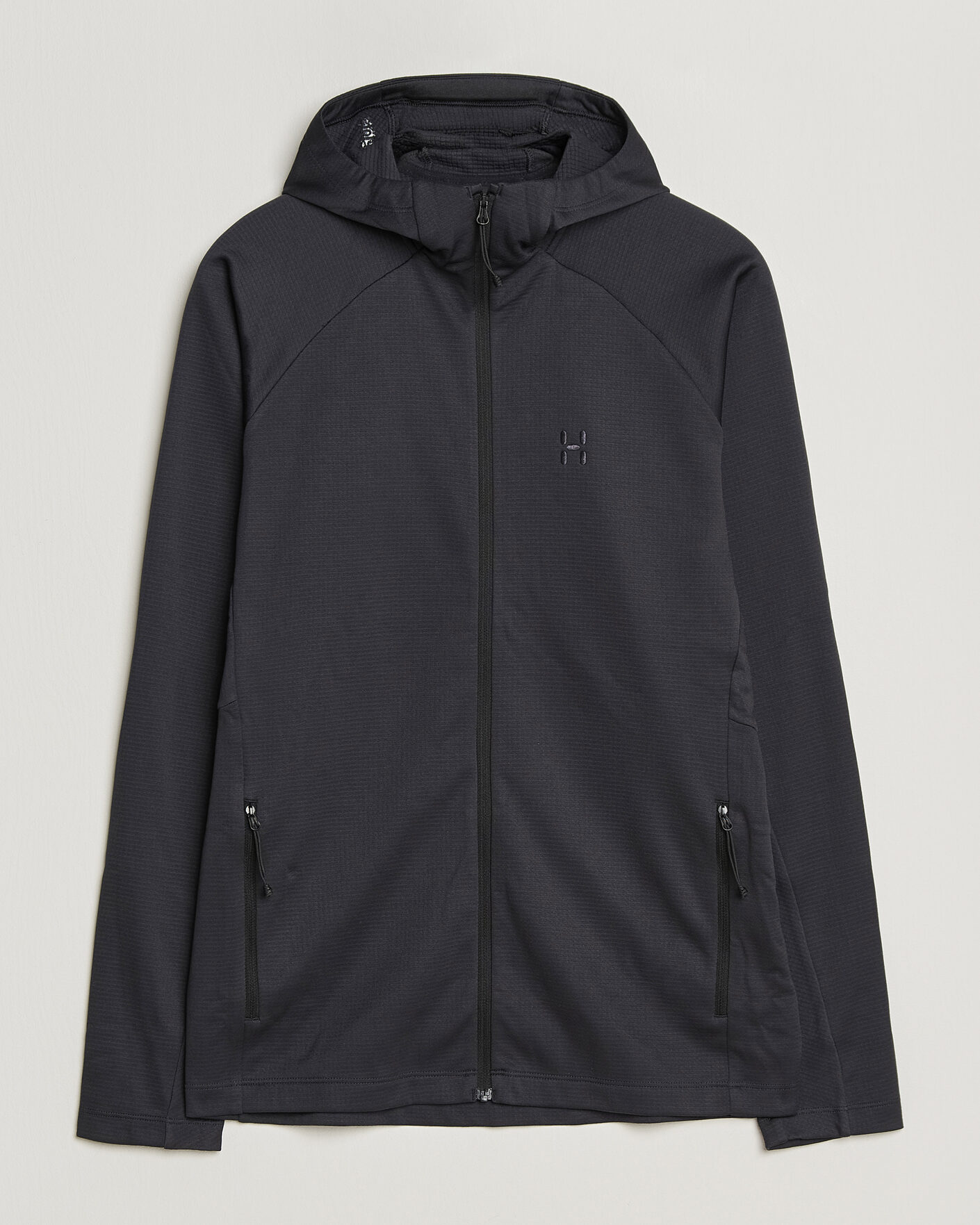 Heren | Truien | Haglöfs | Korp Mid Fleece Hood True Black