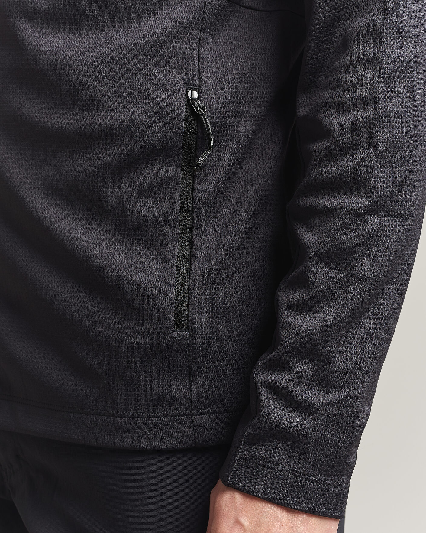 Heren | Truien | Haglöfs | Korp Mid Fleece Hood True Black