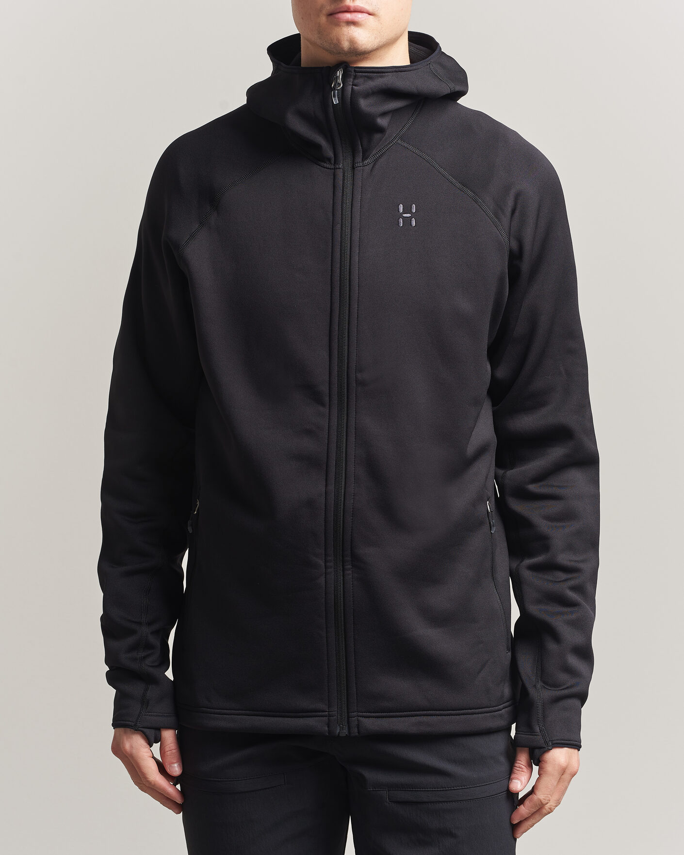 Heren | Truien | Haglöfs | Magma Mid Fleece Hood True Black