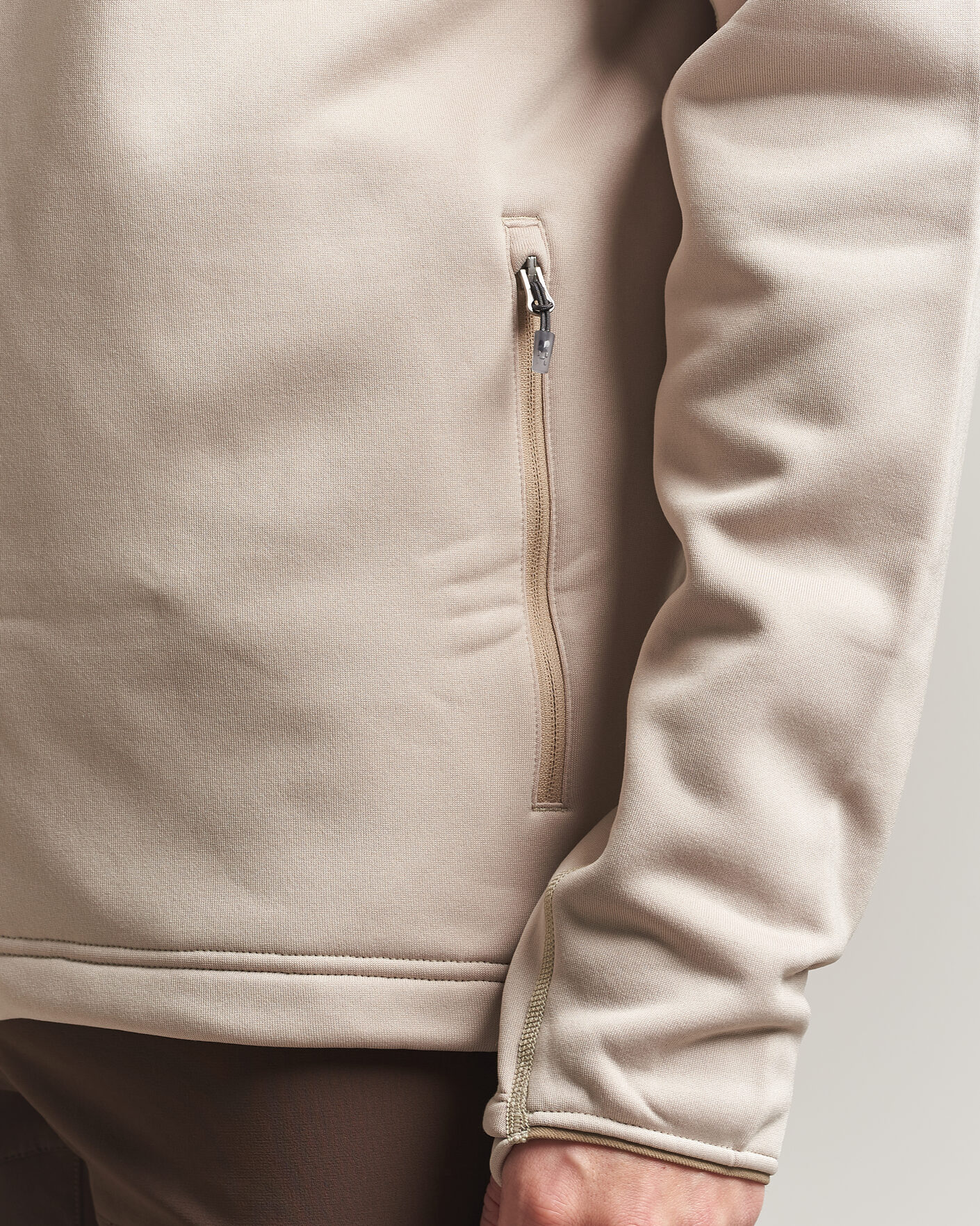 Heren | Truien | Haglöfs | Magma Mid Fleece Hood Chalk Beige