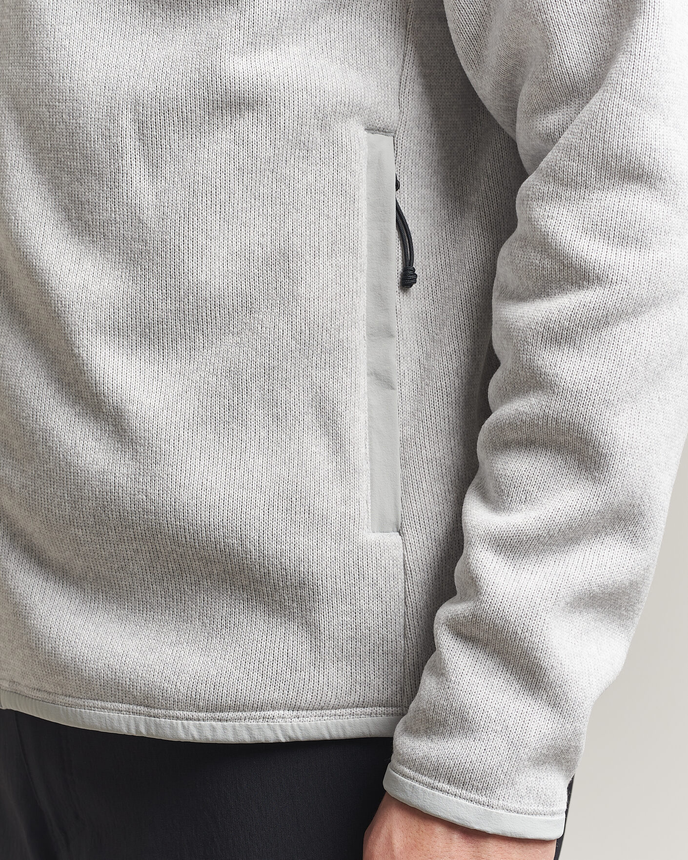 Heren | Truien | Haglöfs | Swook II Mid Hood Stone Grey