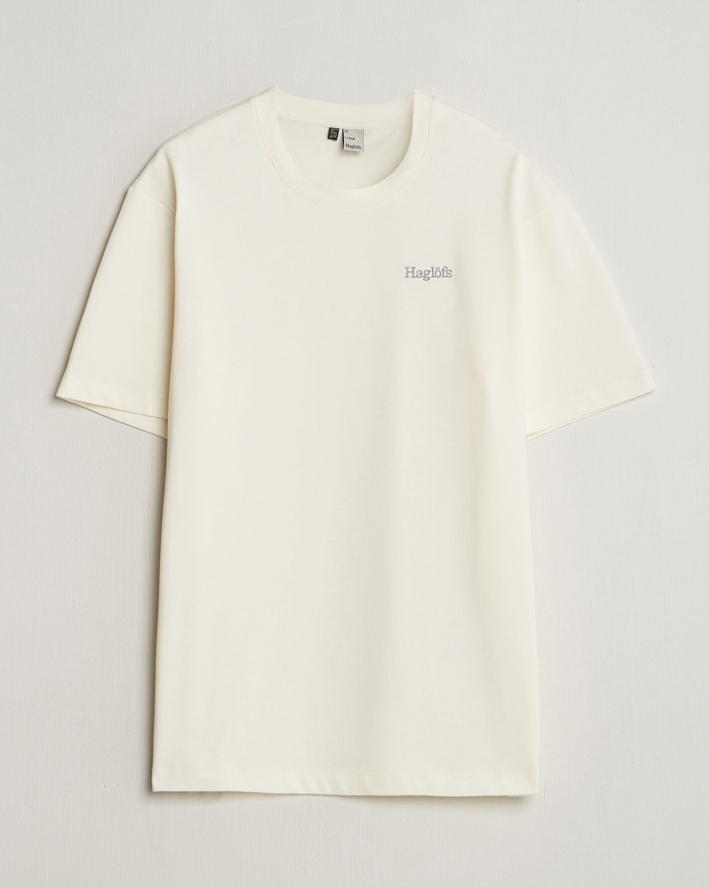 Heren | T-shirts | Haglöfs | Organic Cotton T-Shirt Soft White