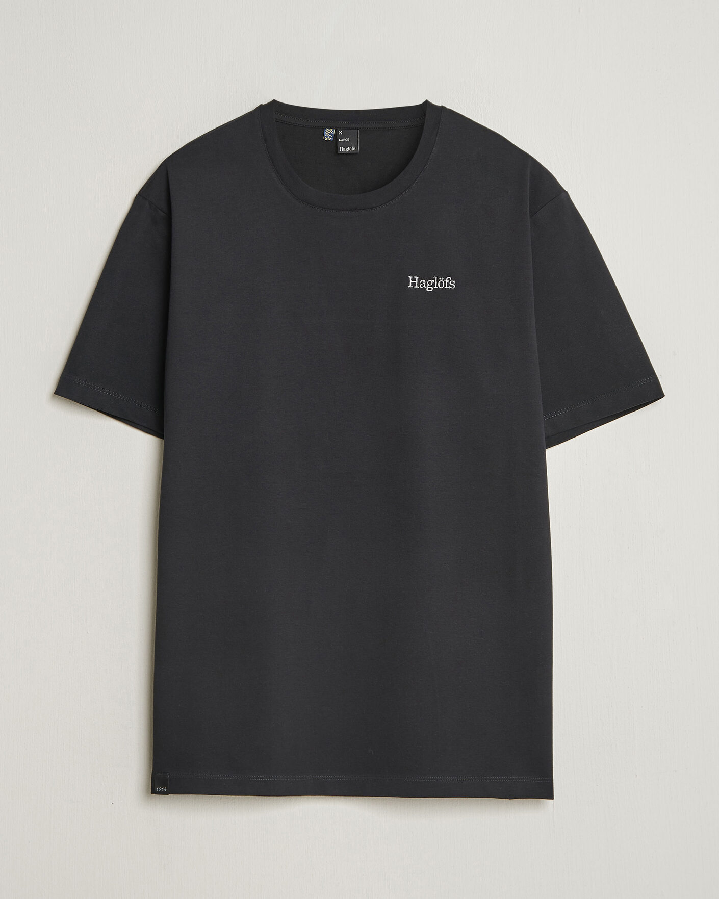 Heren | T-shirts | Haglöfs | Organic Cotton T-Shirt True Black