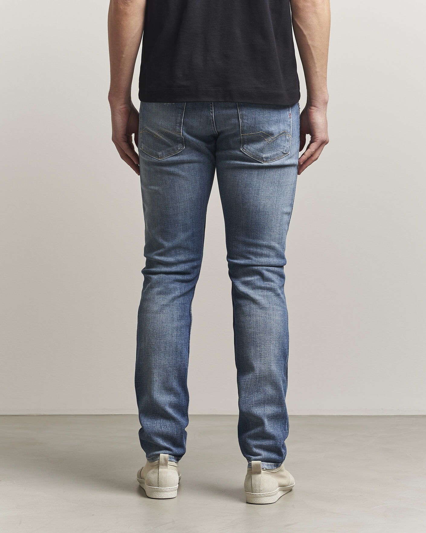 Heren | Jeans | Replay | Anbass 10 Year Wash Jeans Medium Blue