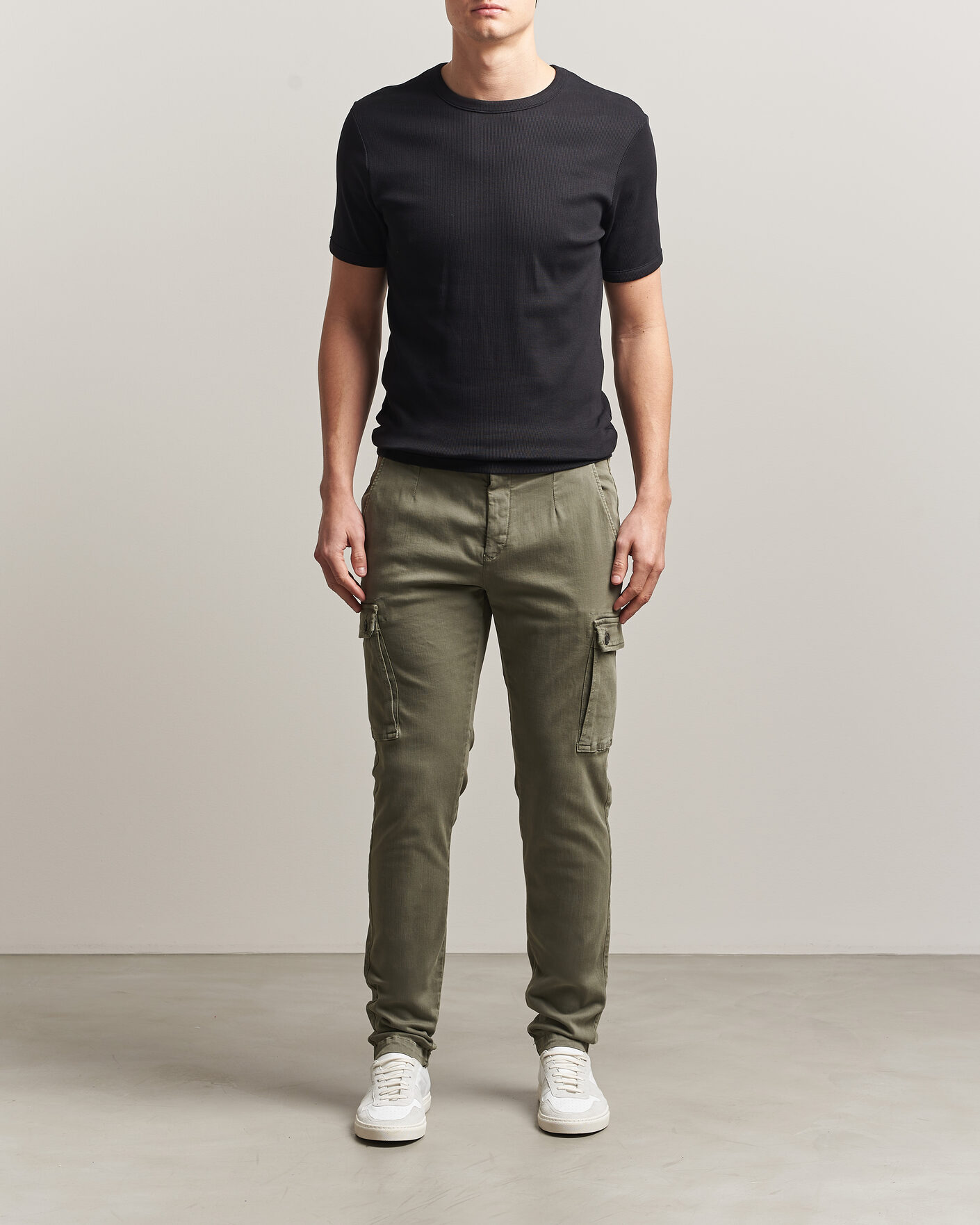 Heren | Broeken | Replay | Jaan Hyperflex Cargo Pants Military Green