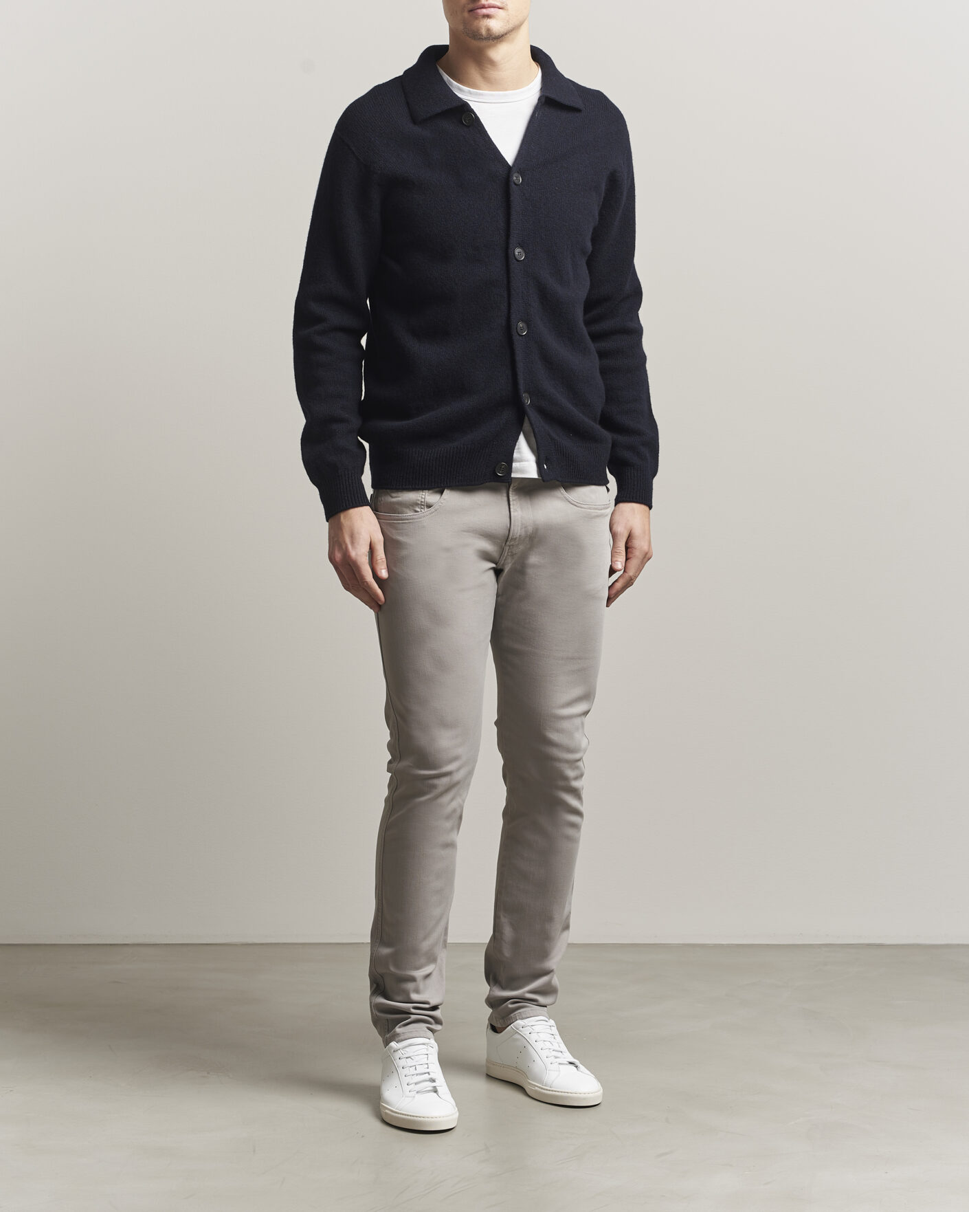 Heren | Broeken | Replay | Anbass Hyperflex X.Lite 5-Pocket Pants Light Grey