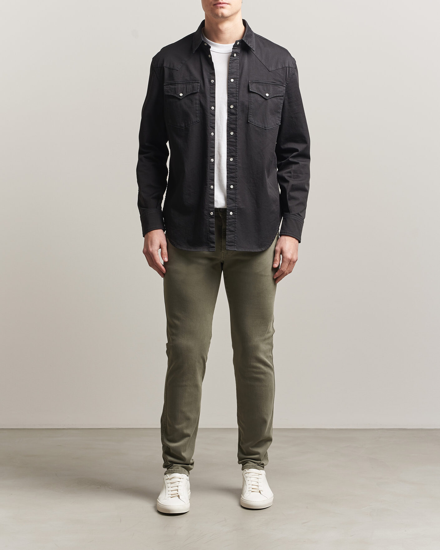 Heren | Broeken | Replay | Anbass Hyperflex X.Lite 5-Pocket Pants Military Green