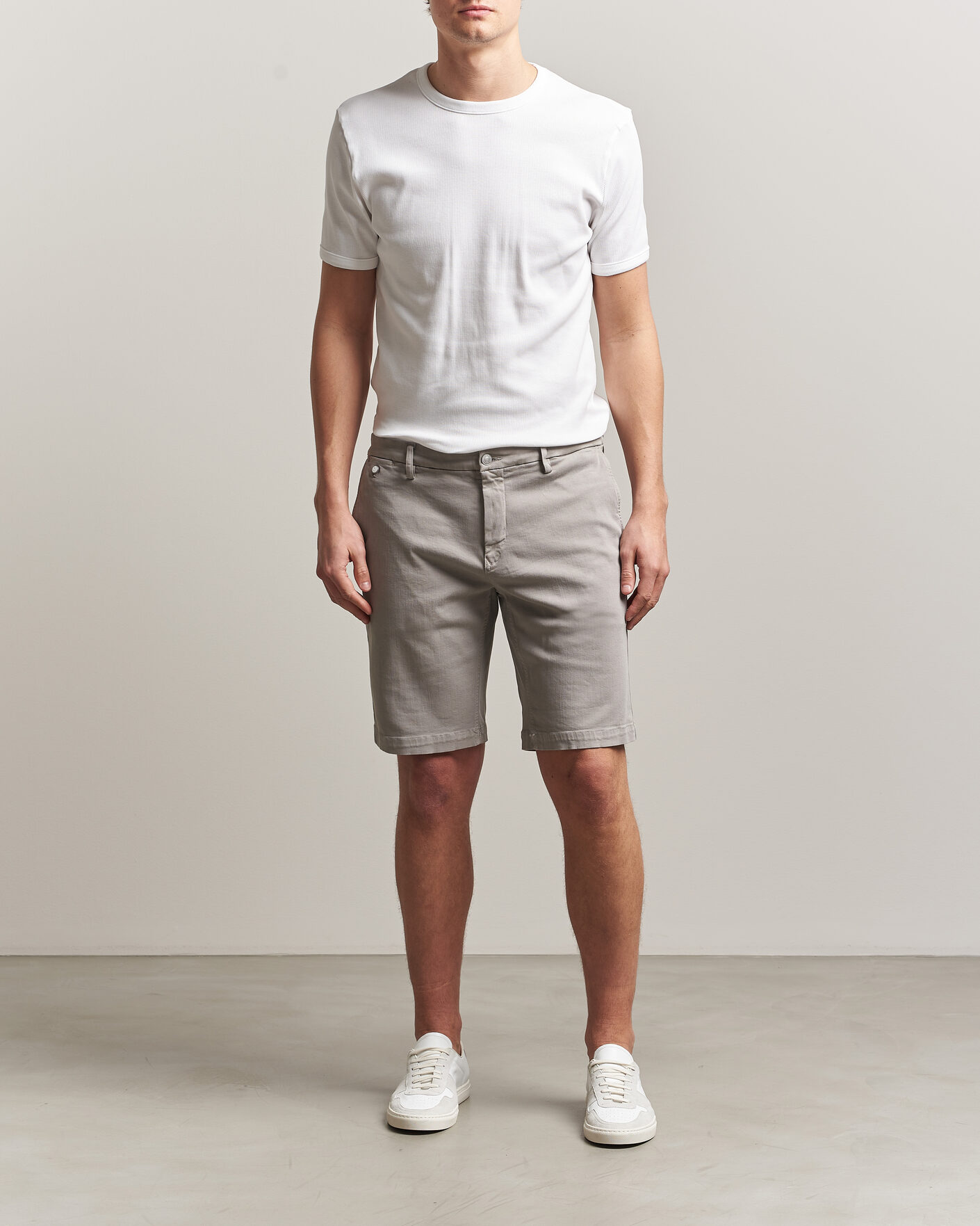 Heren | Korte broek | Replay | Benni Hyperflex Shorts Light Grey
