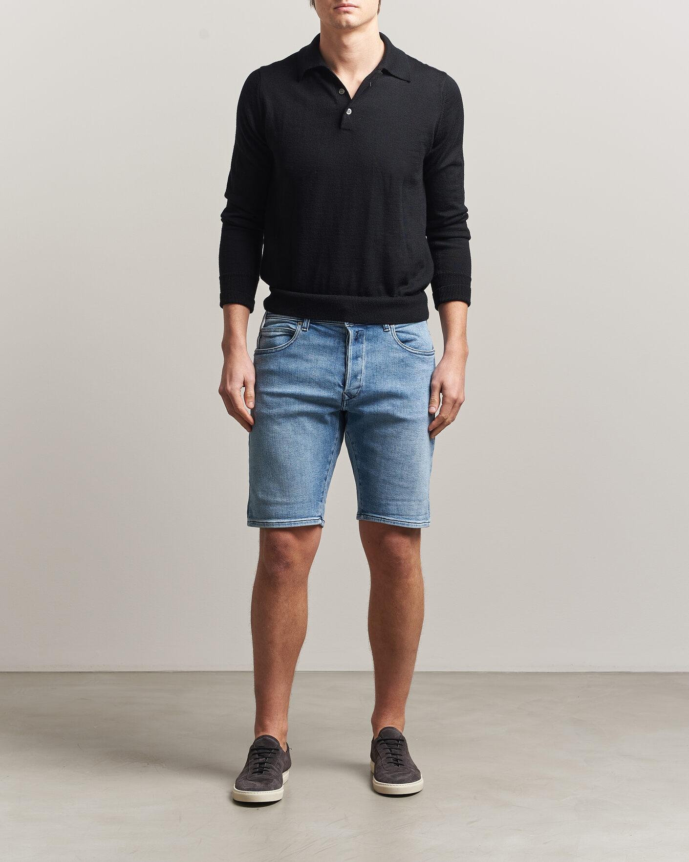 Heren | Korte broek | Replay | RBJ981 Stretch Denim Shorts Light Blue