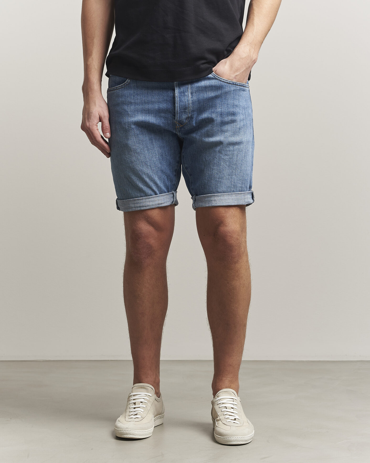 Heren | Korte broek | Replay | RBJ981 Stretch Denim Shorts Light Blue