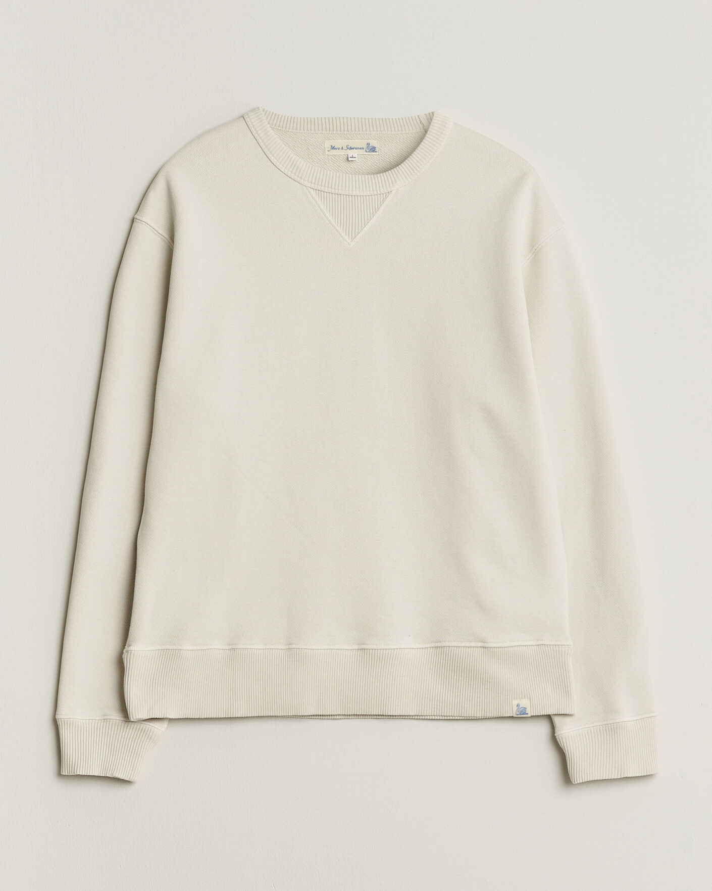 Heren | Truien | Merz b. Schwanen | Classic Fit Authentic Fleece Sweatshirt Nature