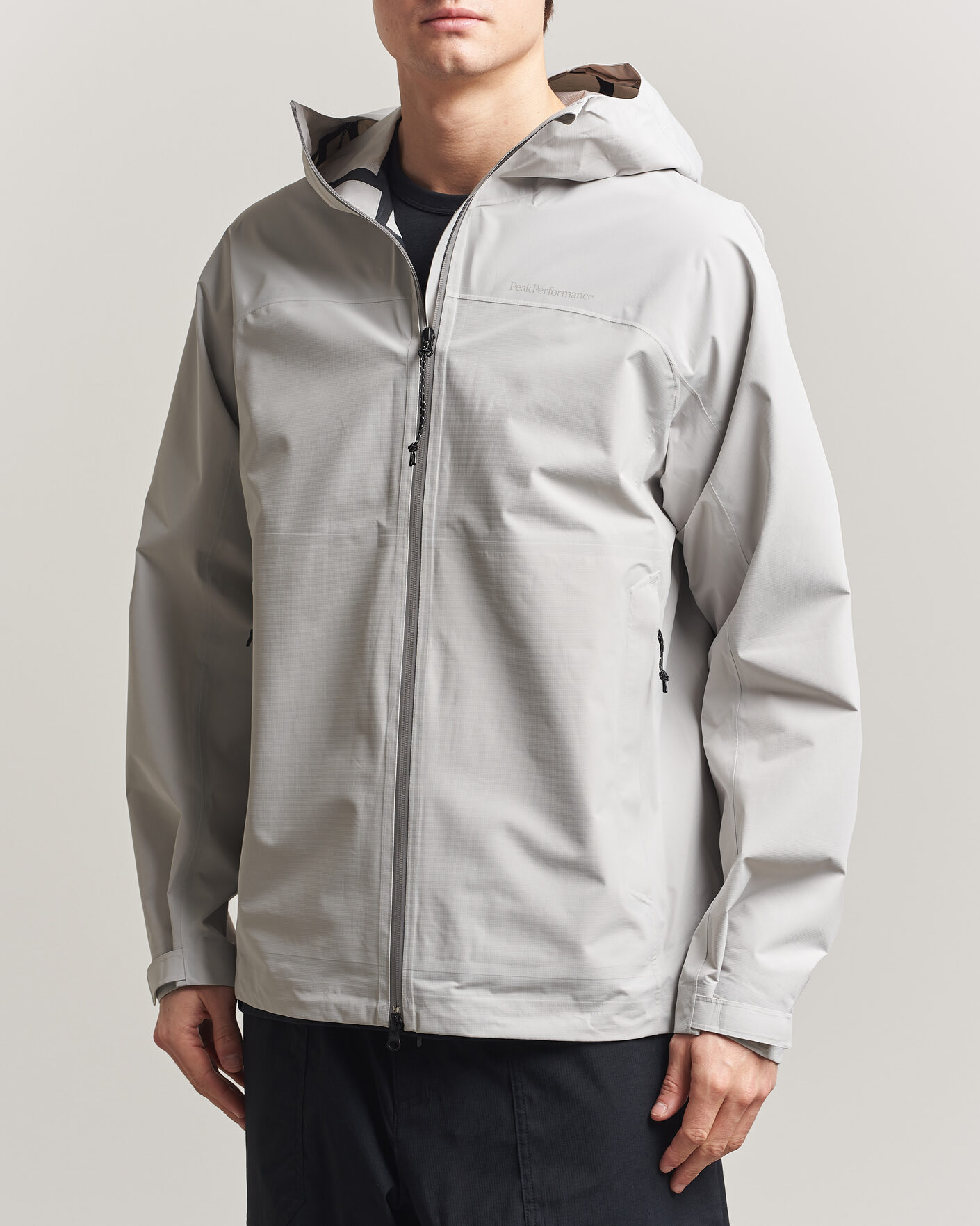 Heren | Jassen | Peak Performance | Treeline Hipe Hooded Shell Jacket Summit Smoke