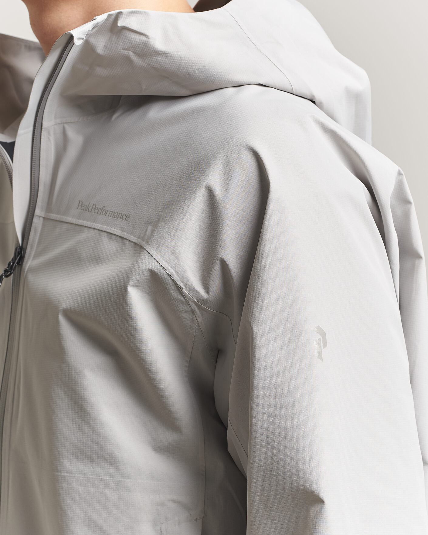 Heren | Jassen | Peak Performance | Treeline Hipe Hooded Shell Jacket Summit Smoke