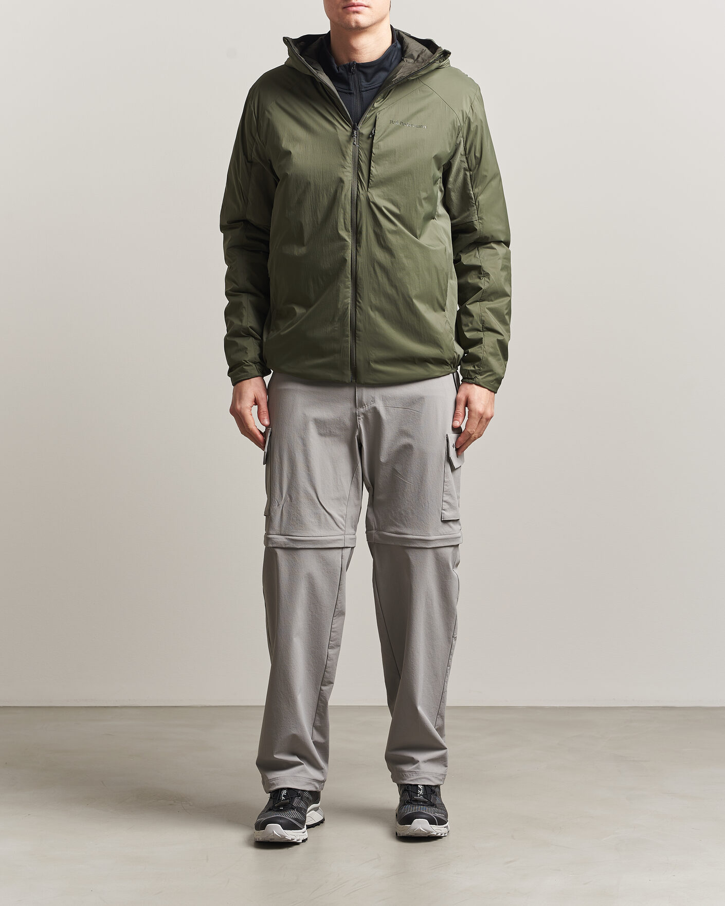 Heren | Jassen | Peak Performance | Freelight Reversible Hooded Jacket Pine Needle