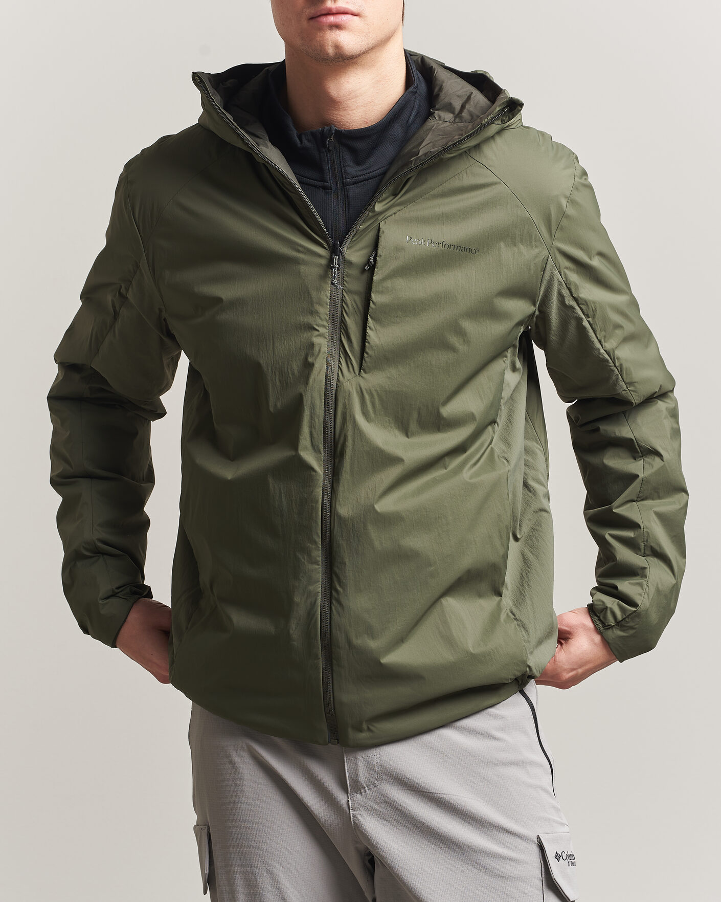 Heren | Jassen | Peak Performance | Freelight Reversible Hooded Jacket Pine Needle