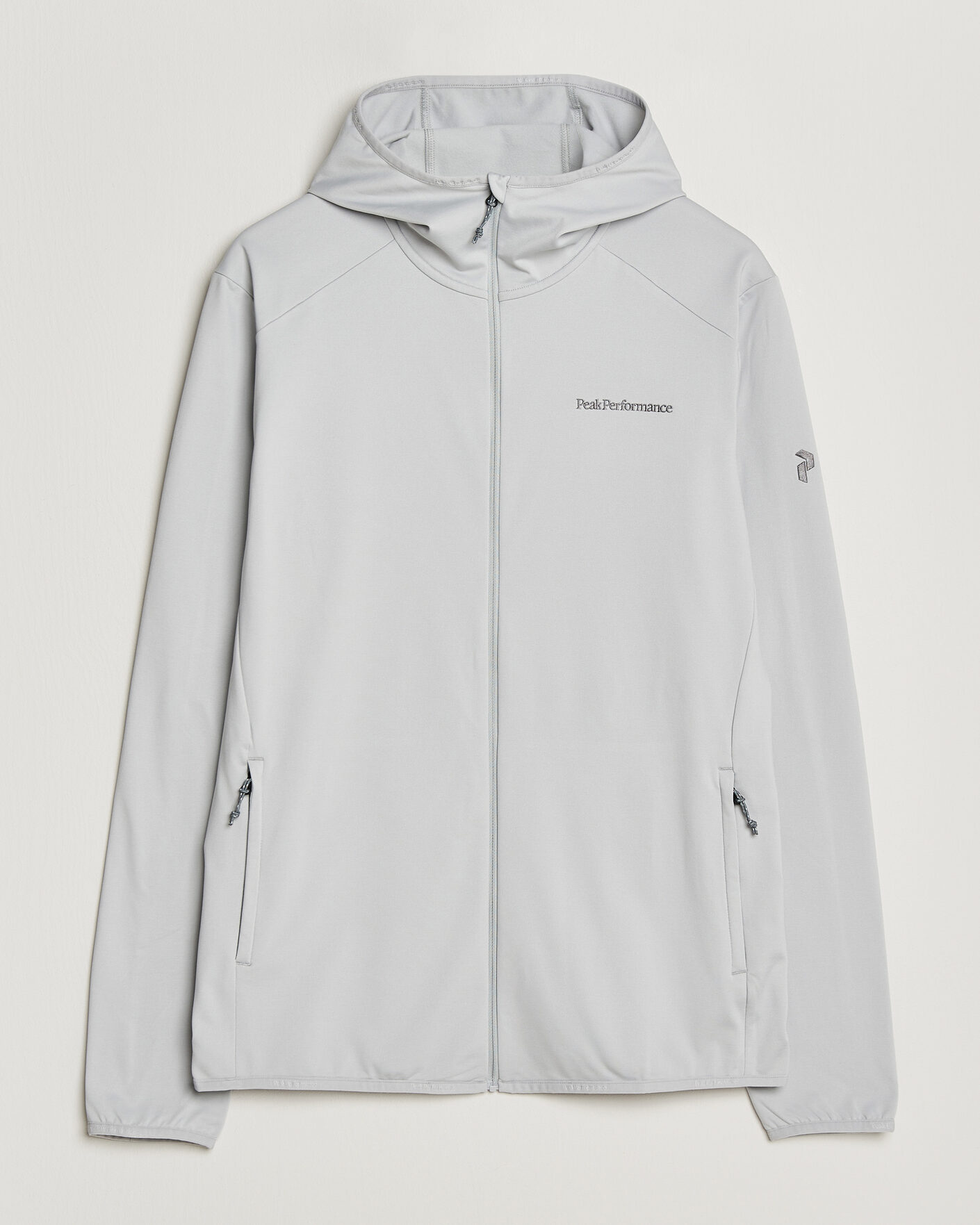 Heren | Truien | Peak Performance | Light Hooded Full Zip Summit Smoke