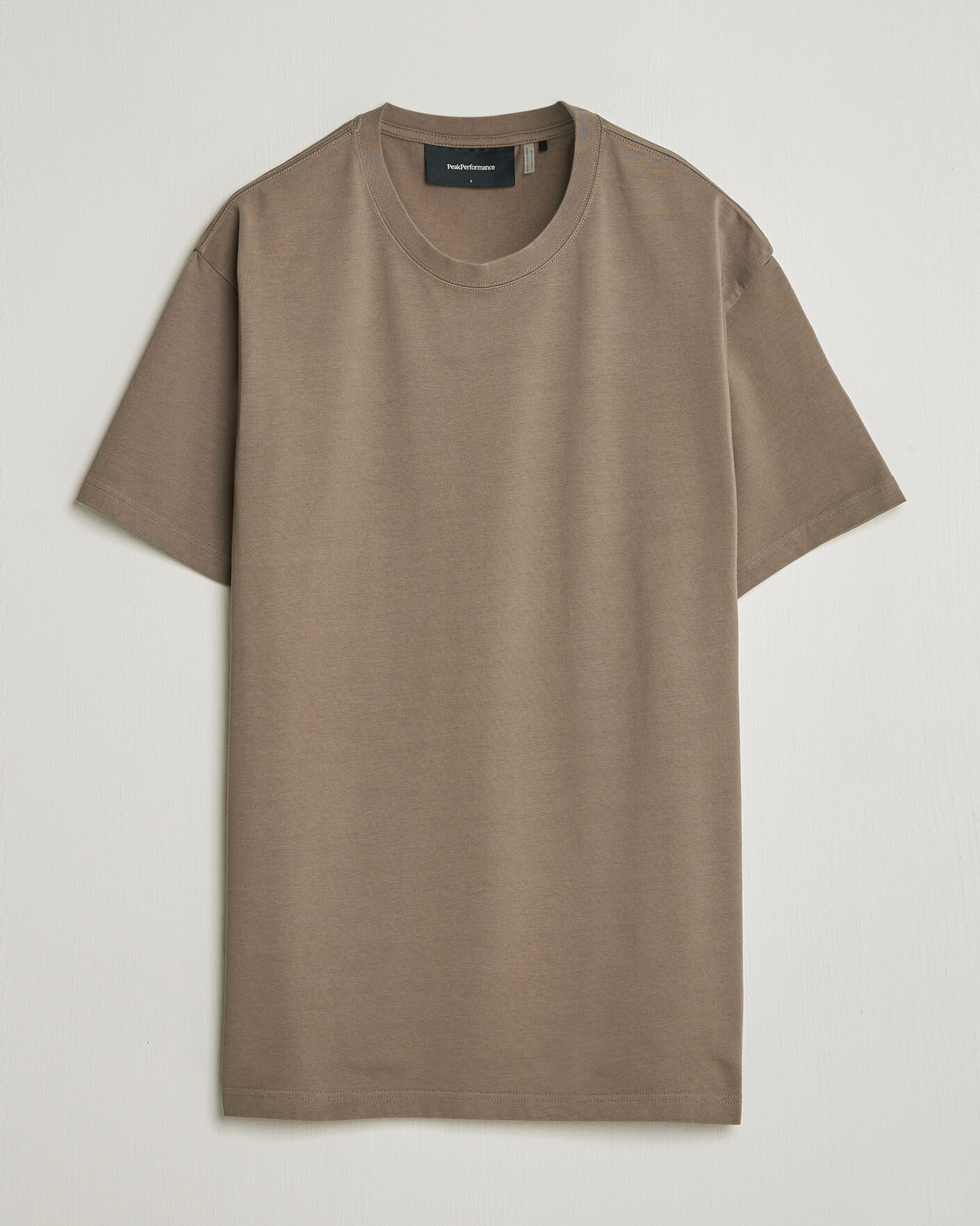 Heren | T-shirts | Peak Performance | Heavy Cotton T-Shirt Terrian Tan