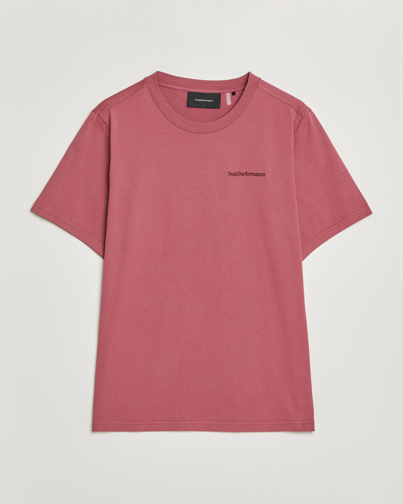 Heren | T-shirts | Peak Performance | Original Crew Neck T-Shirt Wild Rouge