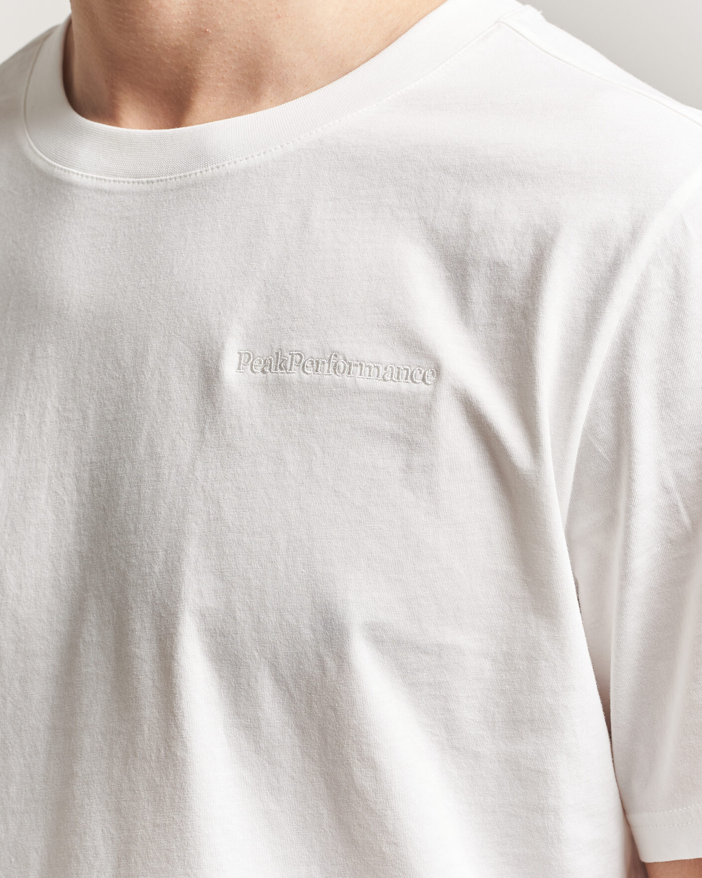 Heren | T-shirts | Peak Performance | Original Crew Neck T-Shirt Off White