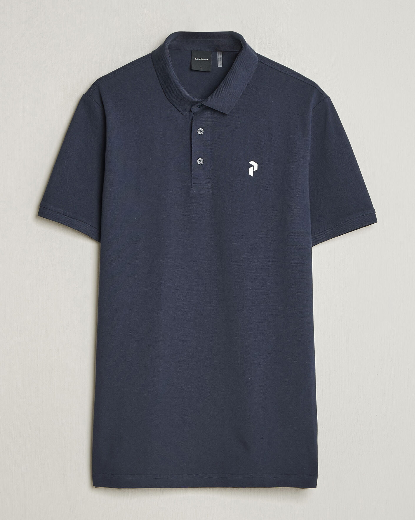 Heren | Polo's | Peak Performance | Classic Cotton Polo Blue Shadow