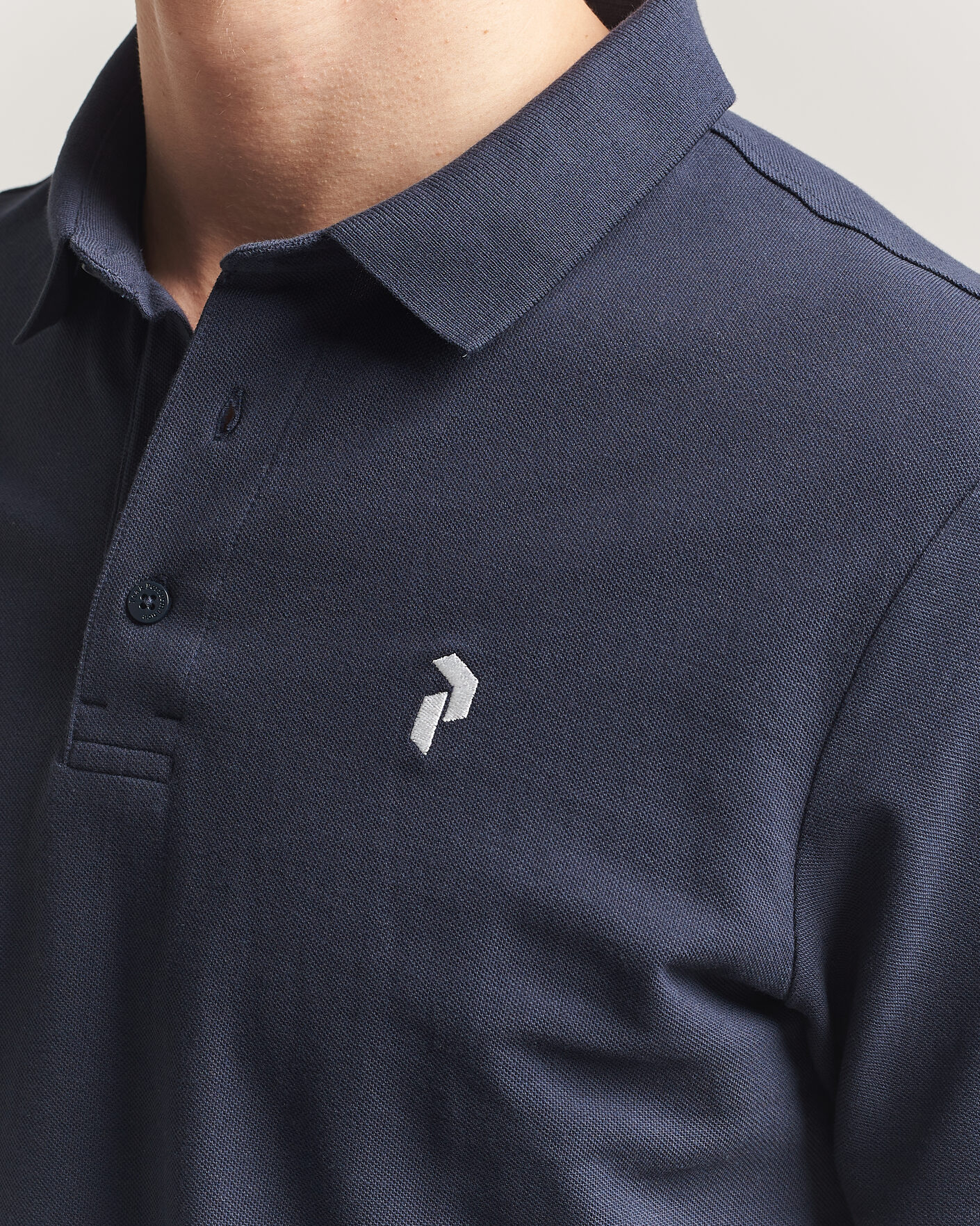 Heren | Polo's | Peak Performance | Classic Cotton Polo Blue Shadow