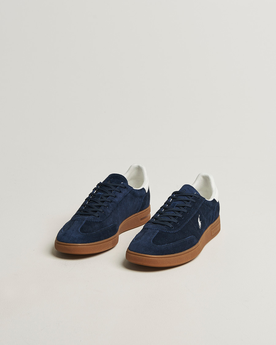 Heren | Sneakers | Polo Ralph Lauren | Bedford Suede Sneakers Navy/Deckwash White