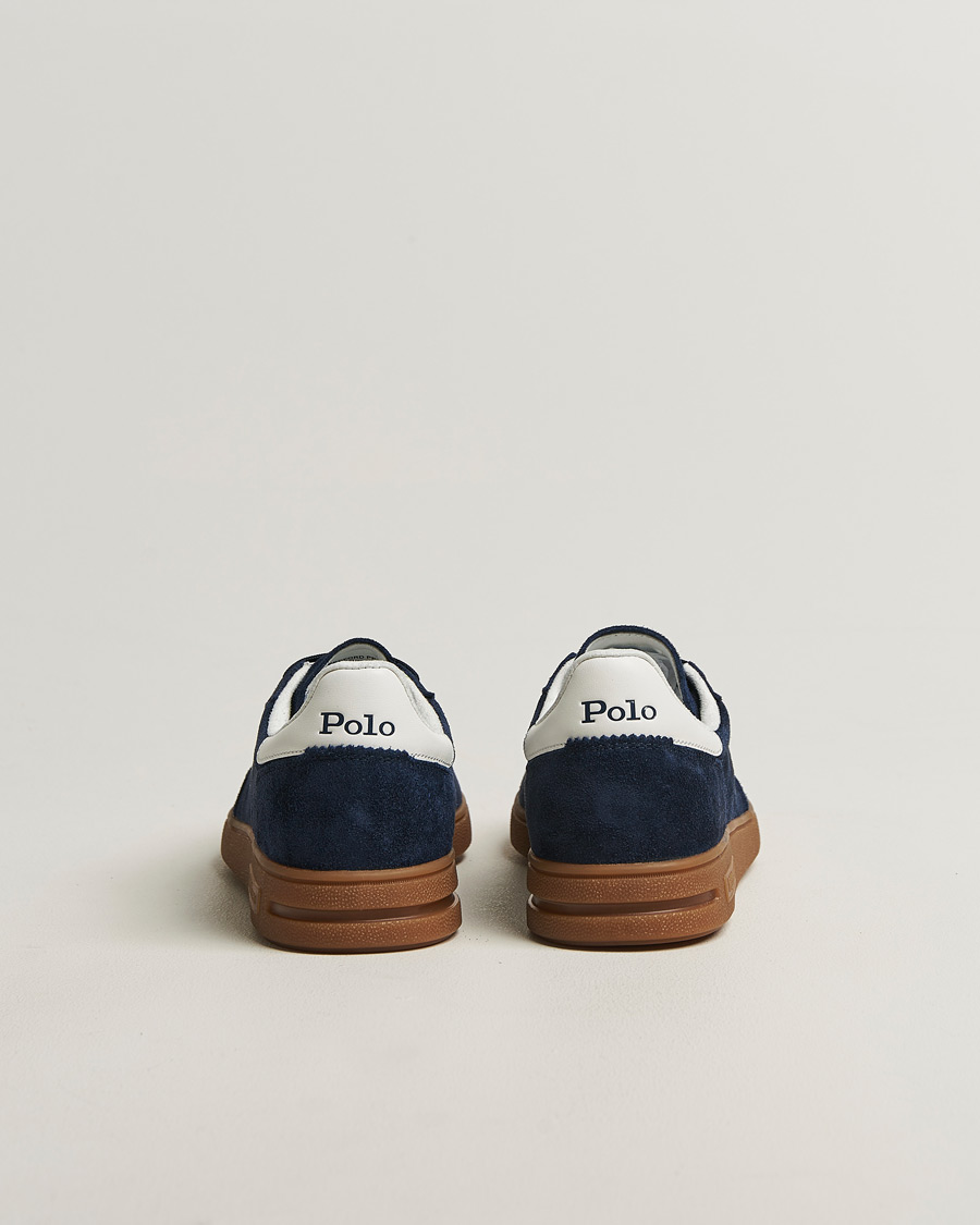 Heren | Sneakers | Polo Ralph Lauren | Bedford Suede Sneakers Navy/Deckwash White