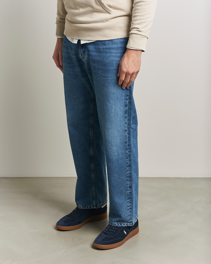 Heren | Sneakers | Polo Ralph Lauren | Bedford Suede Sneakers Navy/Deckwash White