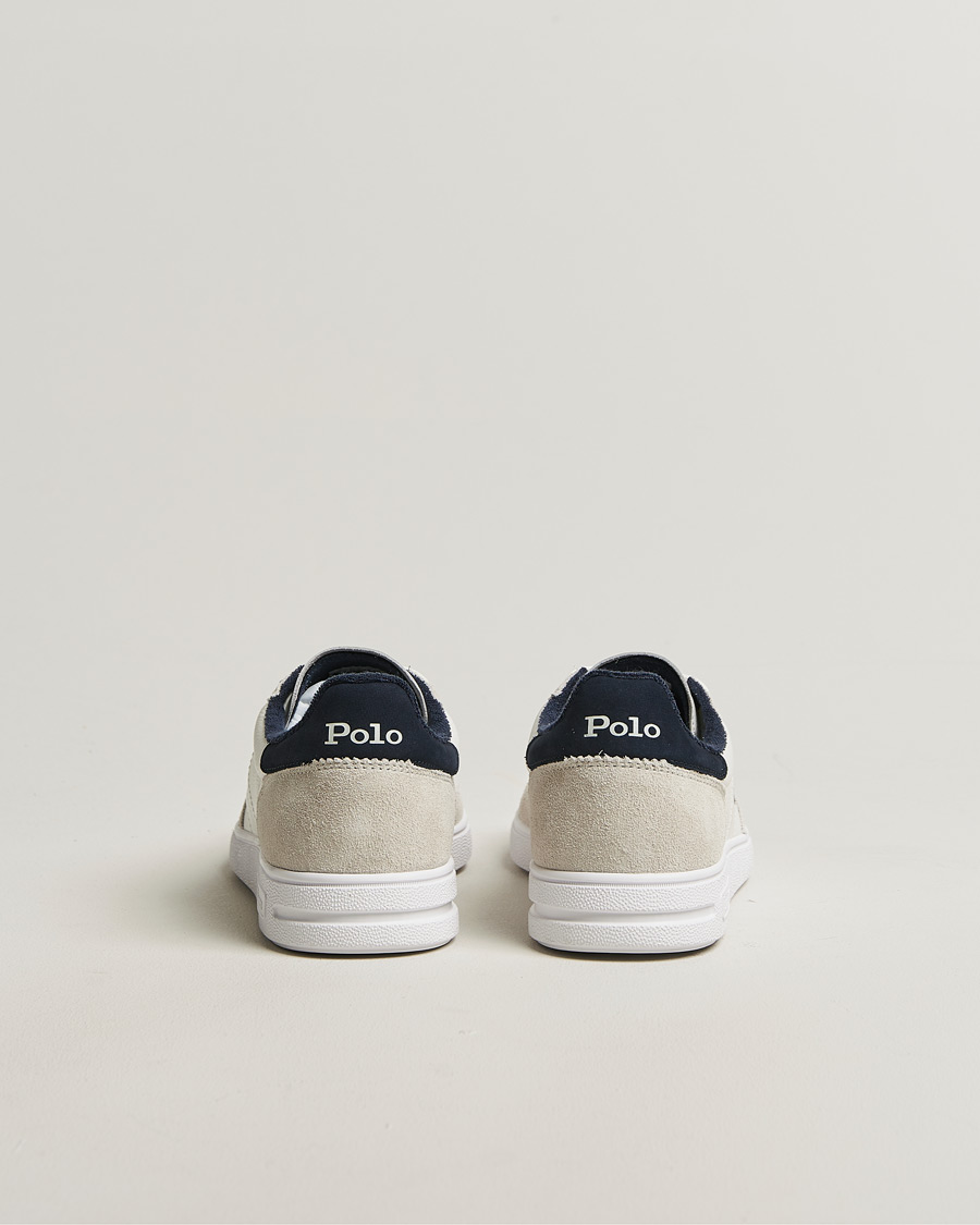 Heren | Sneakers | Polo Ralph Lauren | Bedford Leather/Suede Sneakers White/Navy