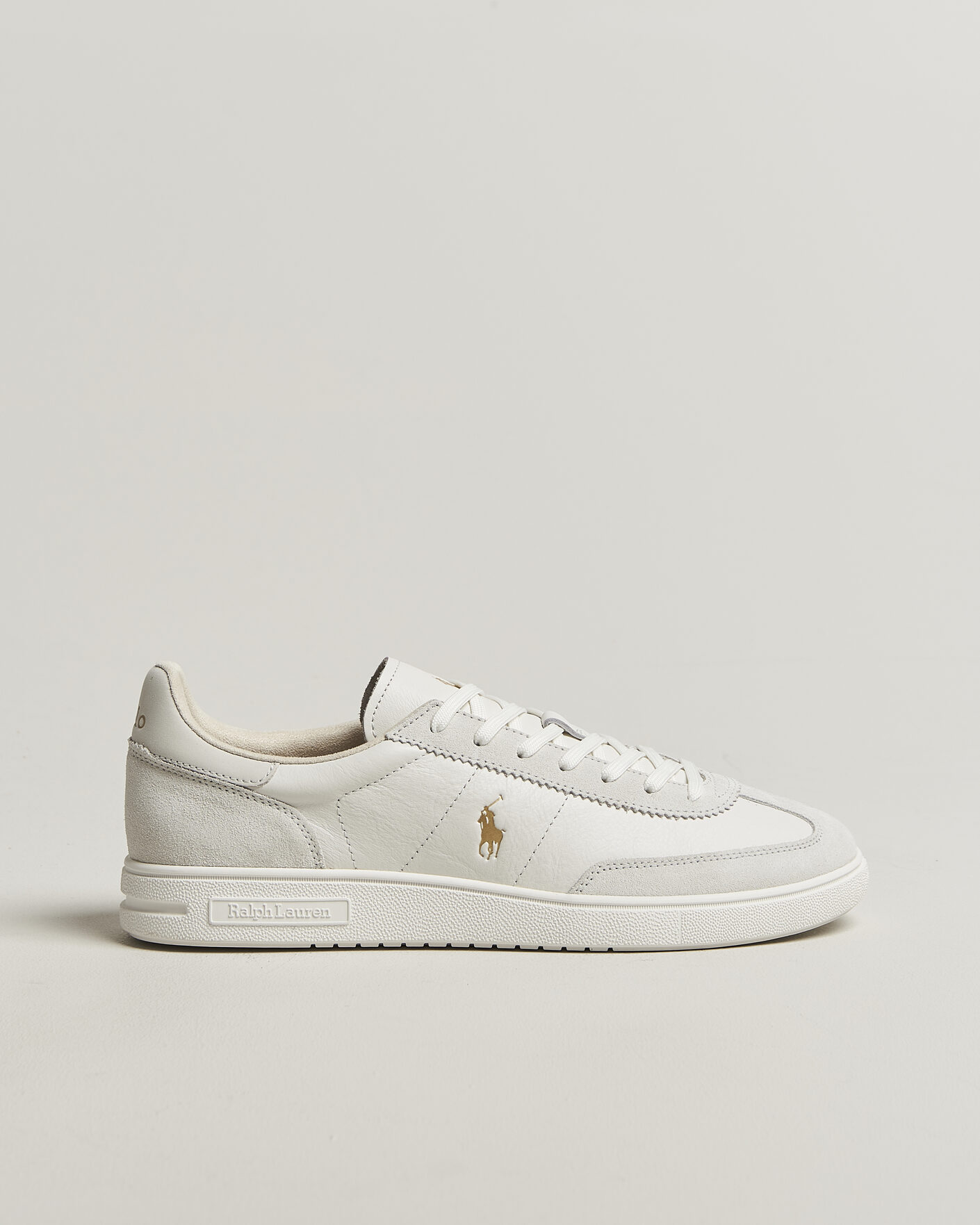 Heren | Sneakers | Polo Ralph Lauren | Bedford Leather/Suede Sneakers Bianco